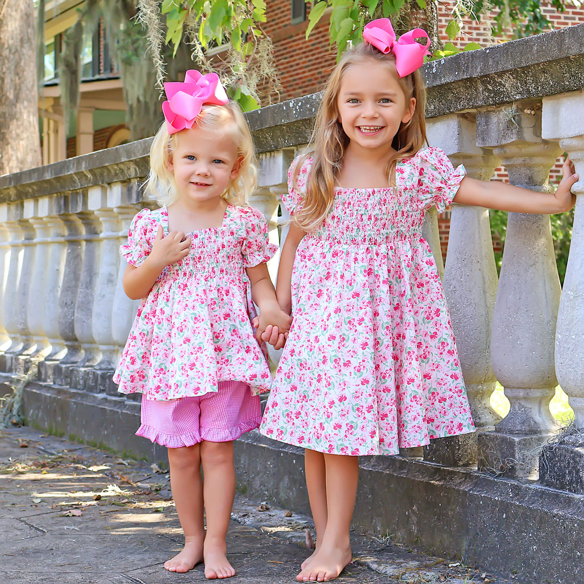 Rose Garden Floral Smocked Hannah Dress - Image 3