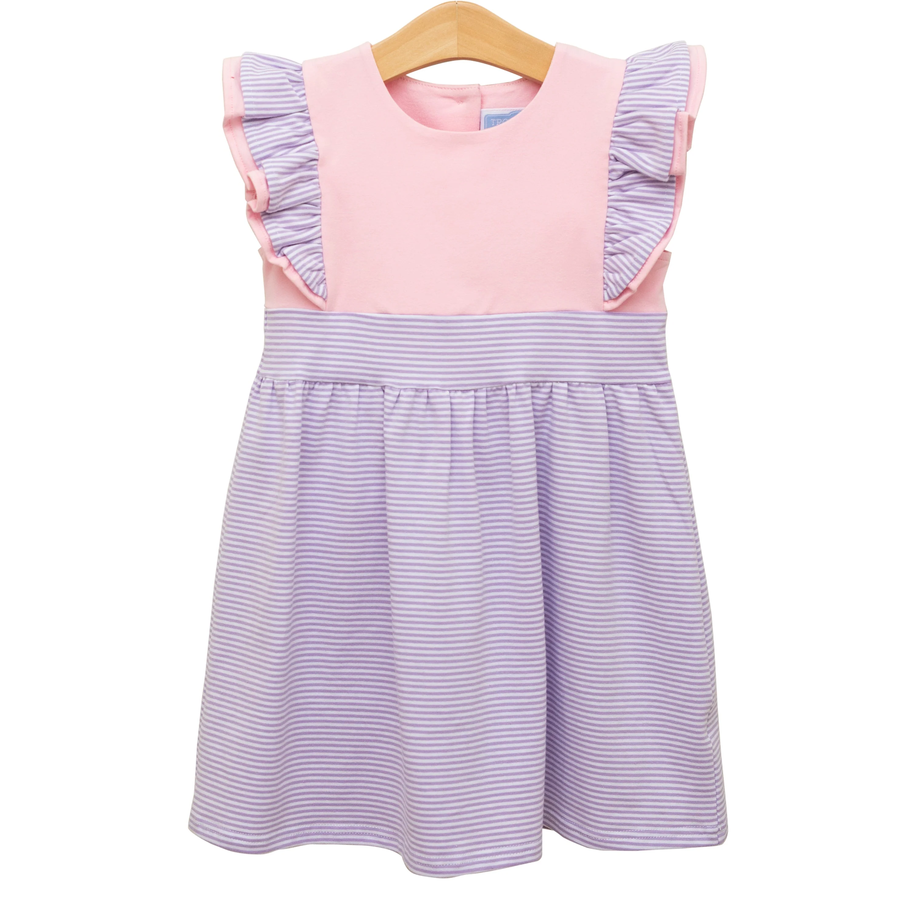 Rosie Ruffle Dress Lavender - Image 2