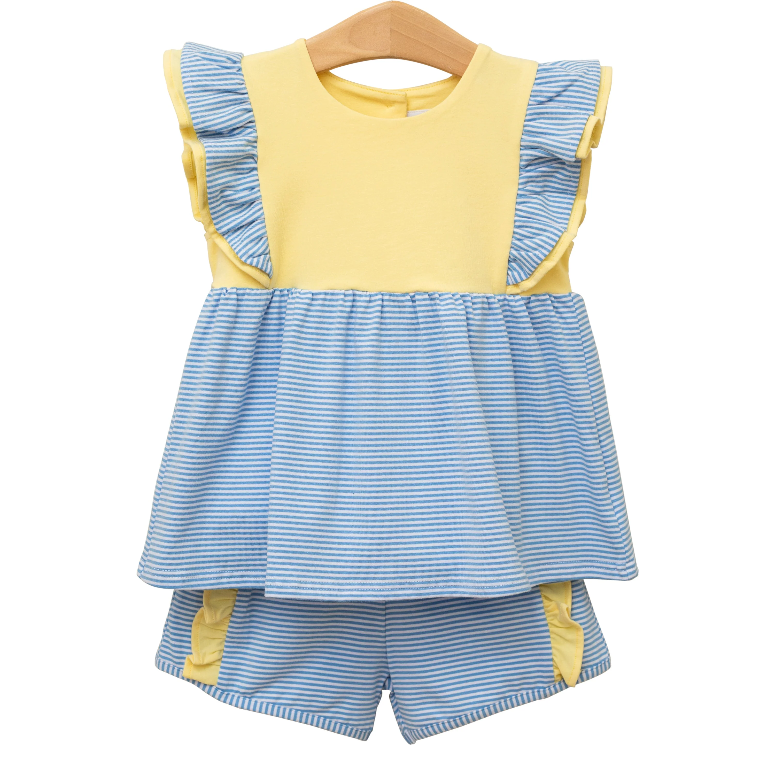 Rosie Cornflower and Yellow Short Set - Image 3