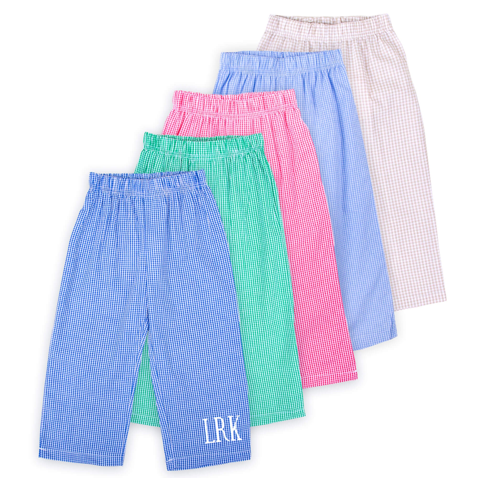 Tan Gingham Pants - Image 2