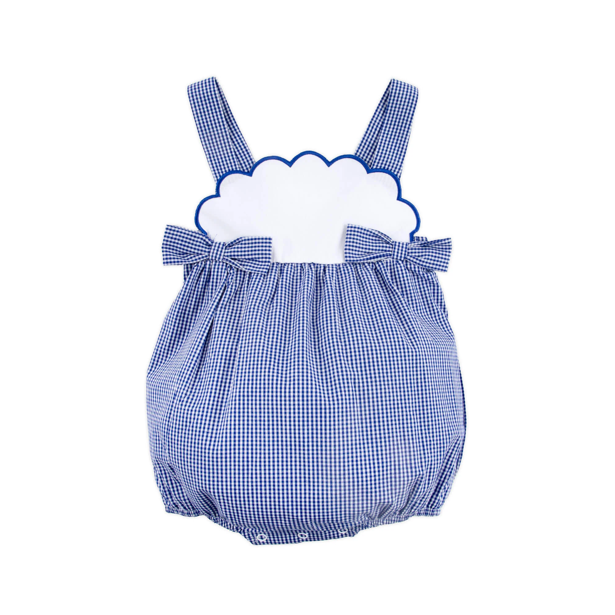 Royal Blue Gingham Tess Bubble - Image 2