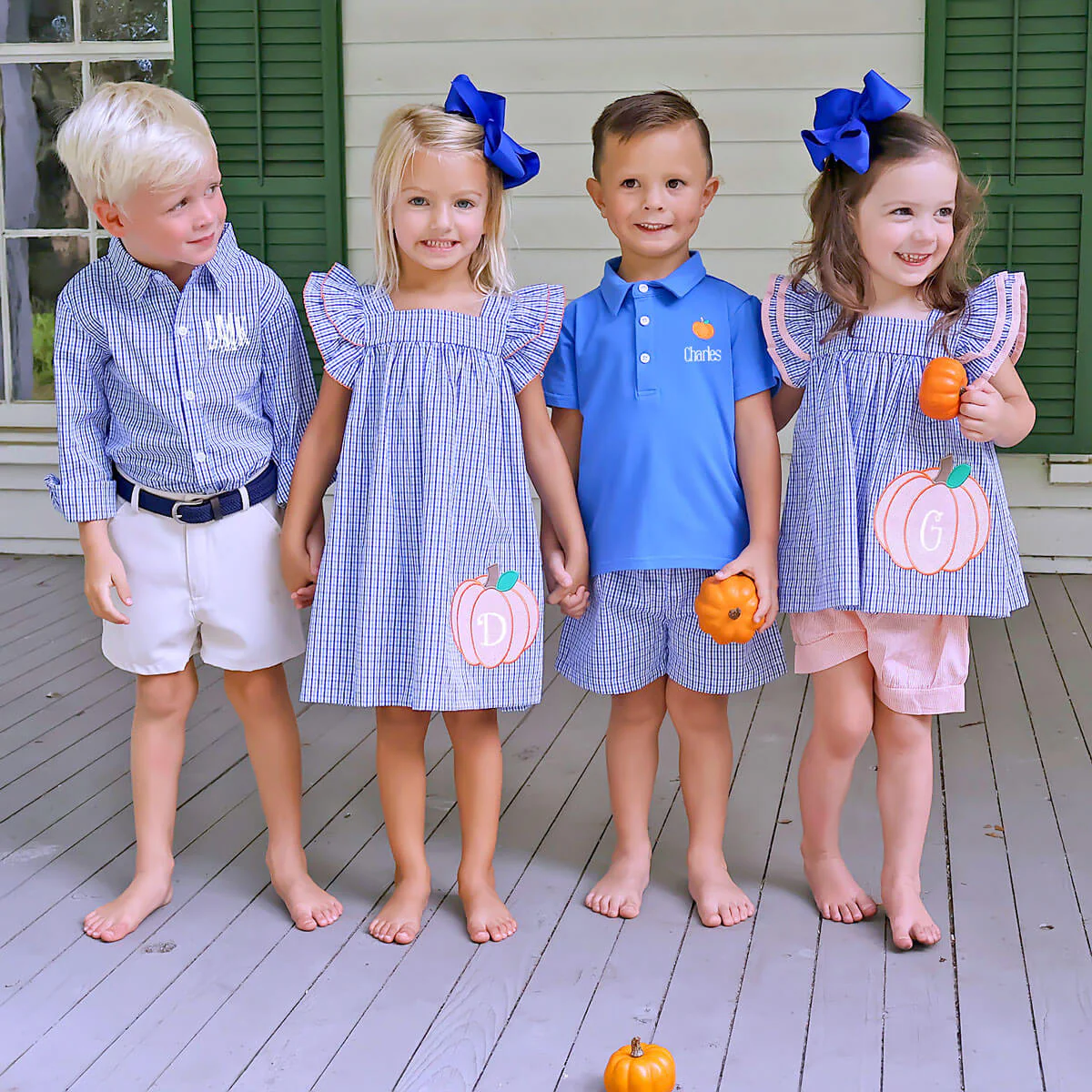 Royal & Light Blue Gingham Button Down Shirt - Image 5