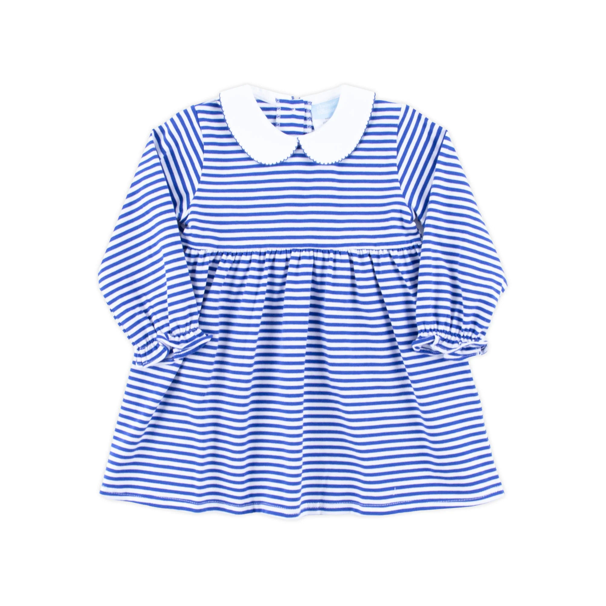 Royal Blue Stripe Riley Dress - Image 4