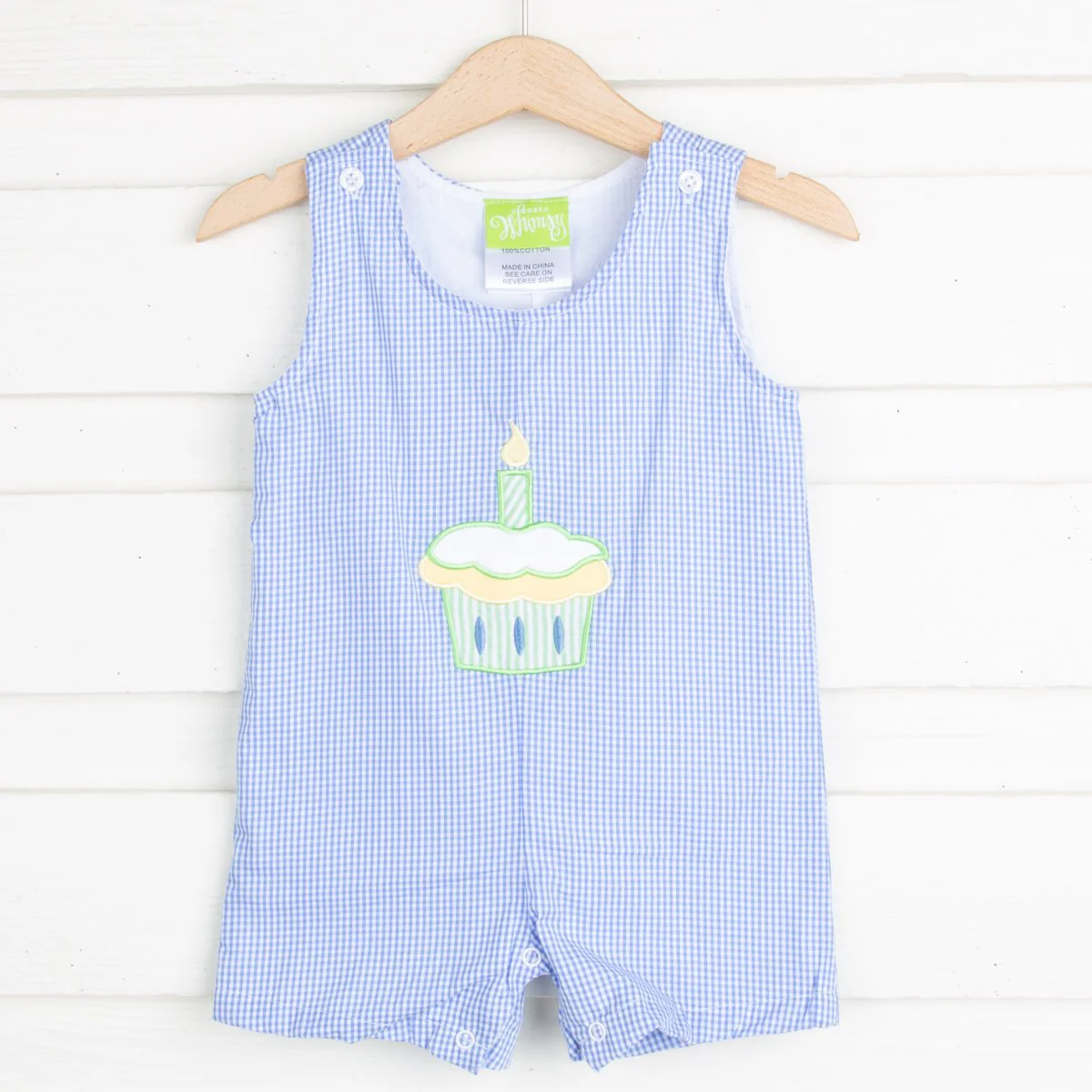 Royal Gingham Cupcake Jon Jon - Image 2
