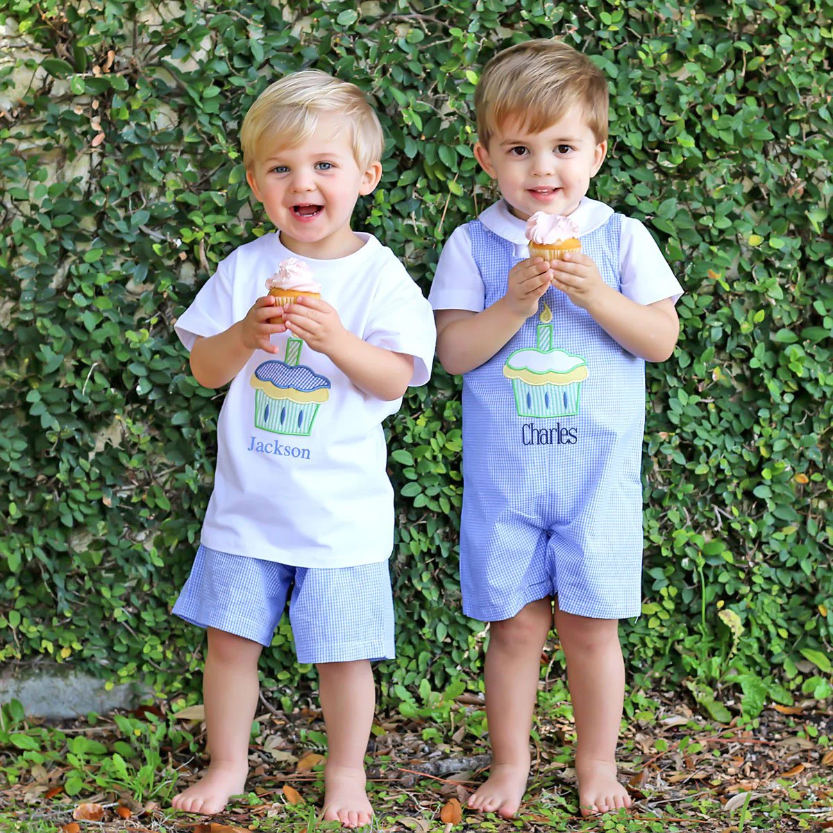 Royal Gingham Cupcake Jon Jon - Image 3
