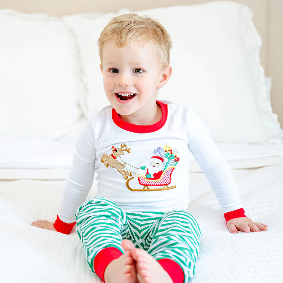 Rudolph & Santa's Sleigh Pajamas - Image 2