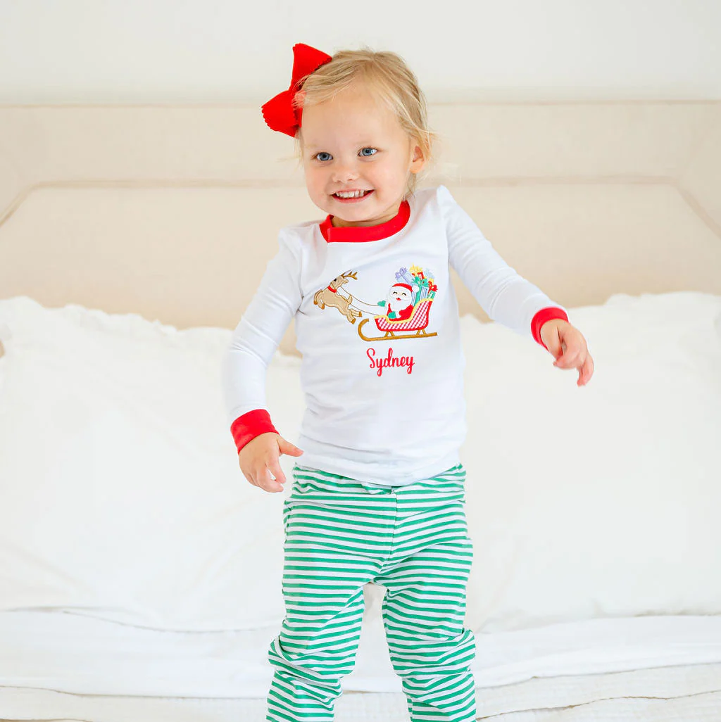 Rudolph & Santa's Sleigh Pajamas - Image 3
