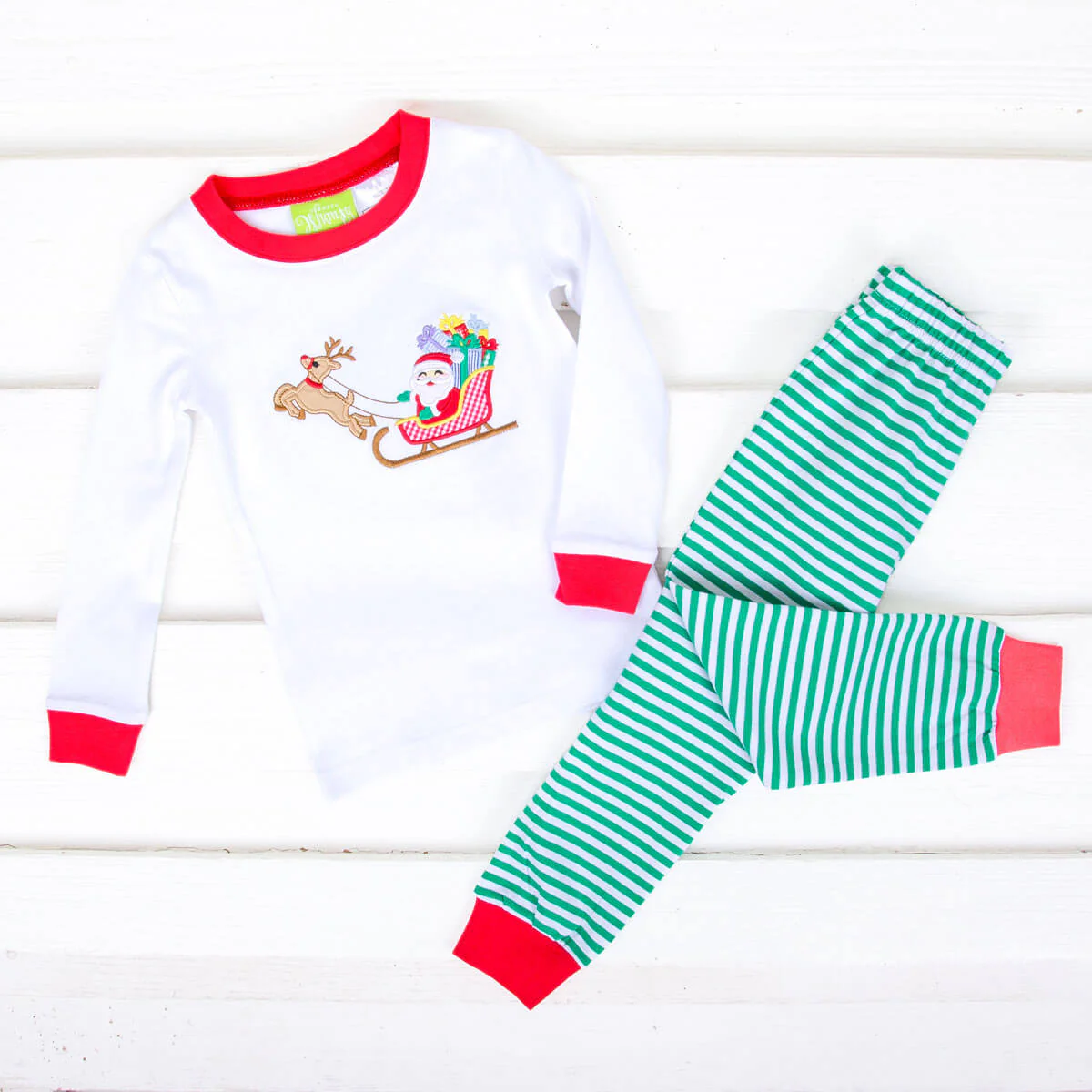 Rudolph & Santa's Sleigh Pajamas - Image 4