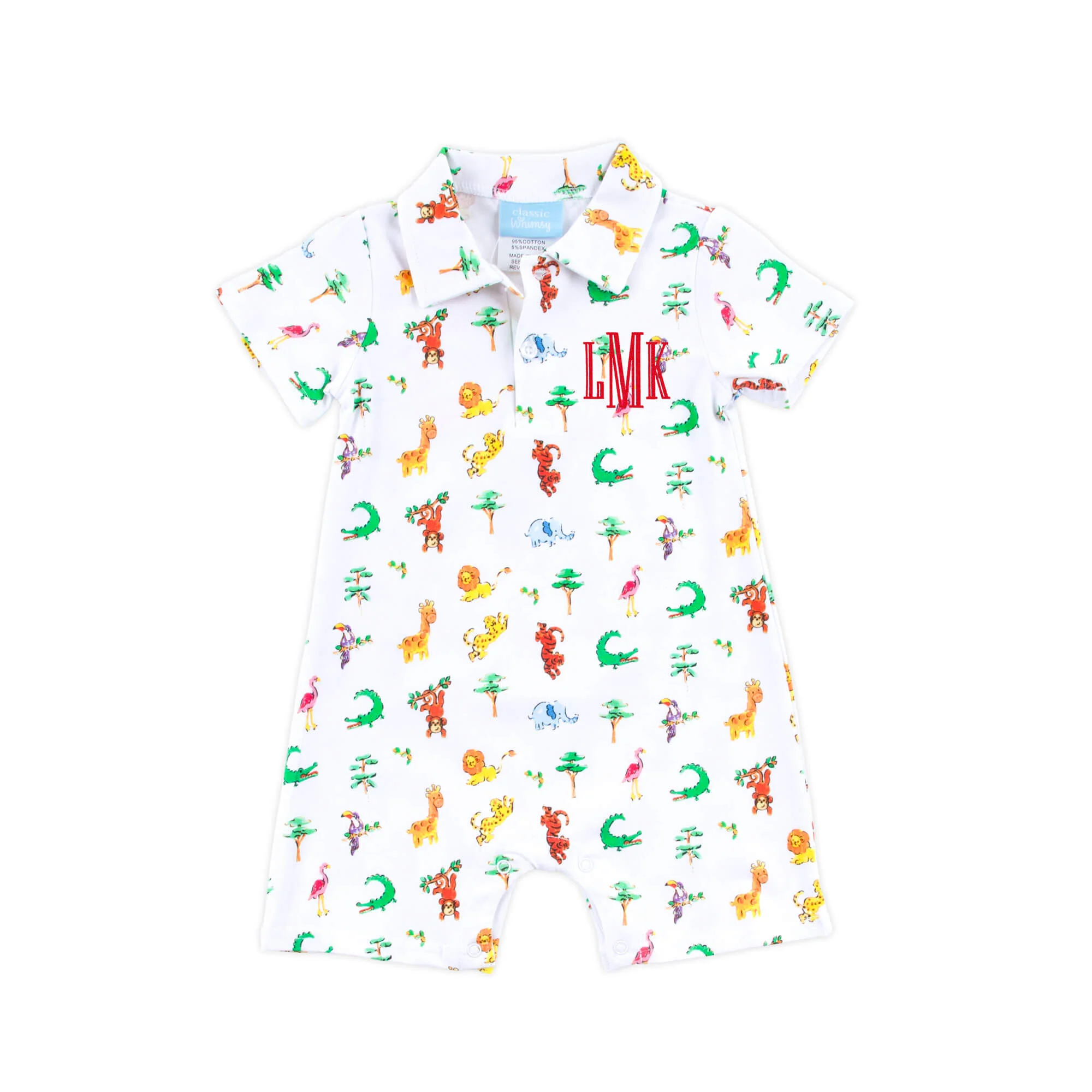 Safari Polo Romper - Image 2