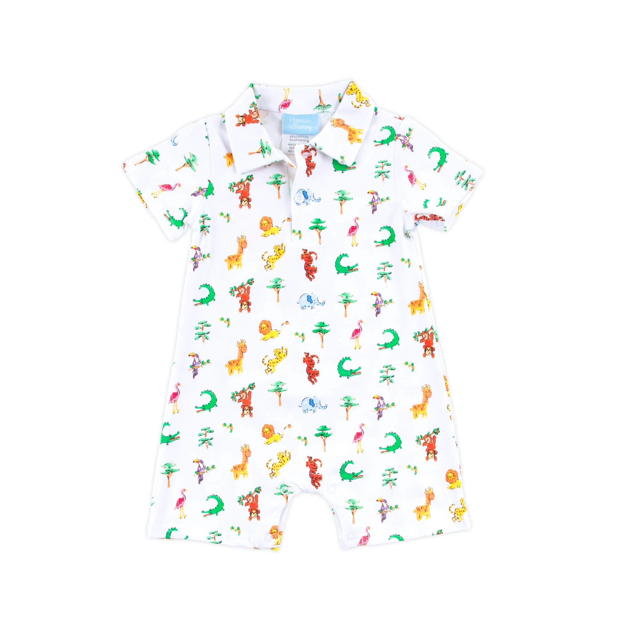 Safari Polo Romper - Image 4