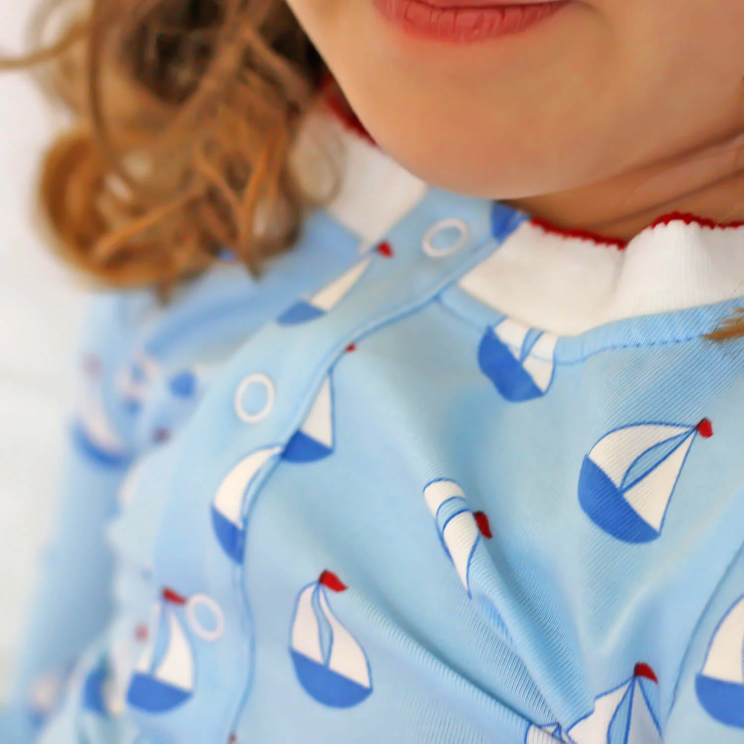 Blue Sailboat Henley Pajamas - Image 6