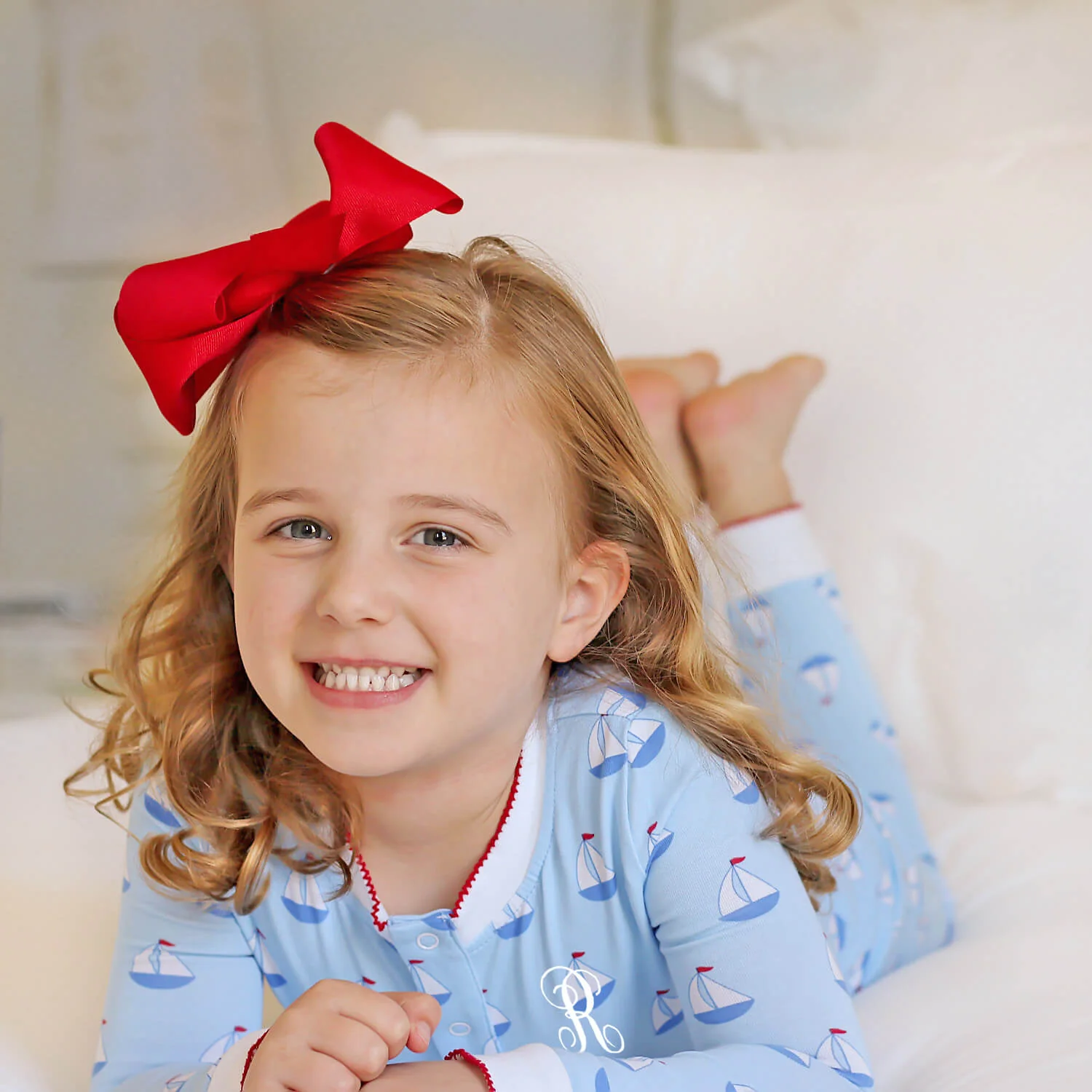 Blue Sailboat Henley Pajamas - Image 9