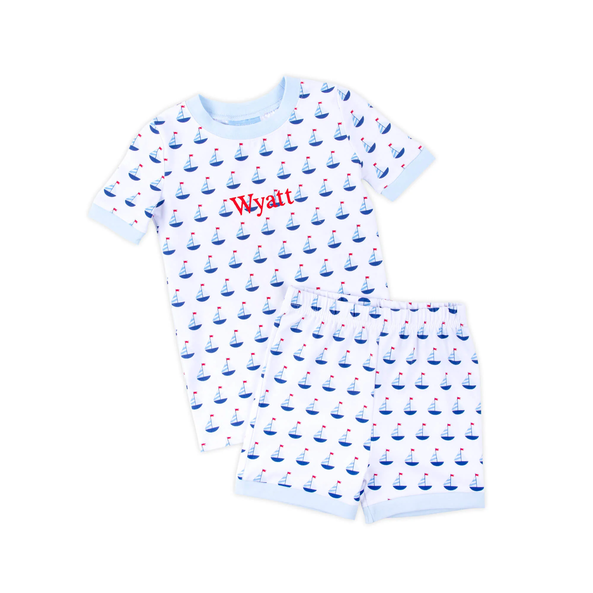 Sailboat Short Pajamas - Image 2