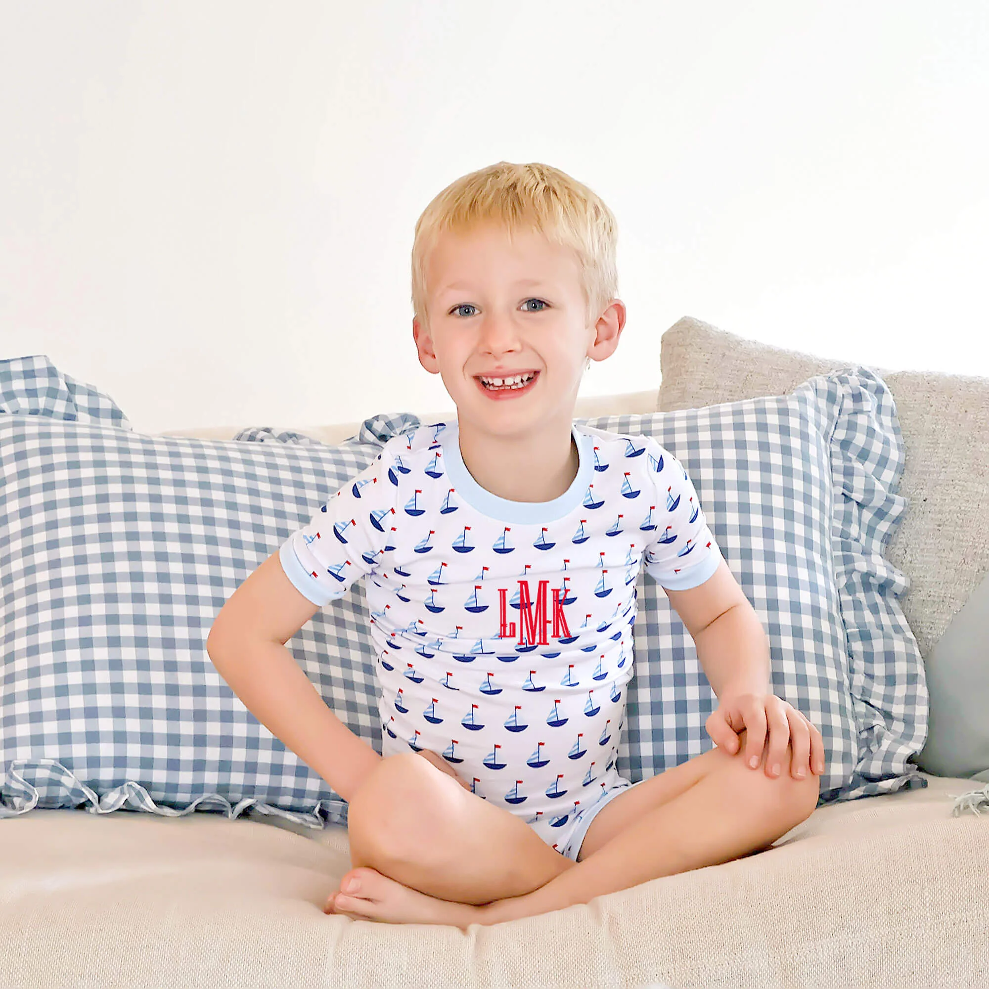 Sailboat Short Pajamas - Image 5