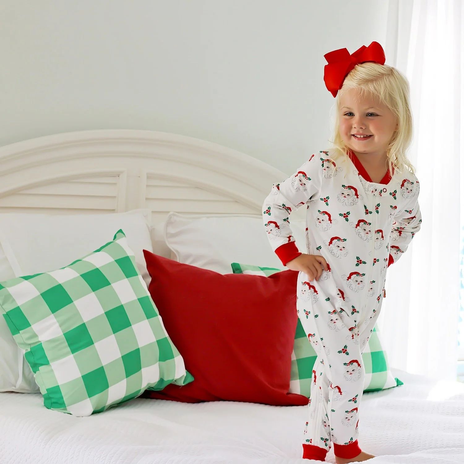 Vintage Santa White Zip Sleeper - Image 10