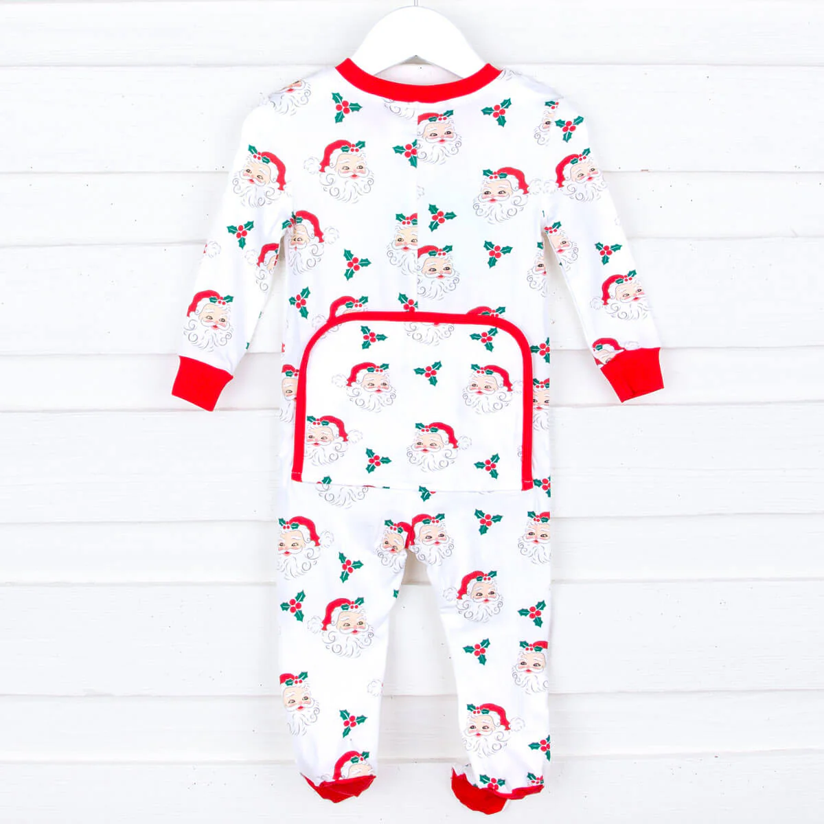 Vintage Santa White Zip Sleeper - Image 12