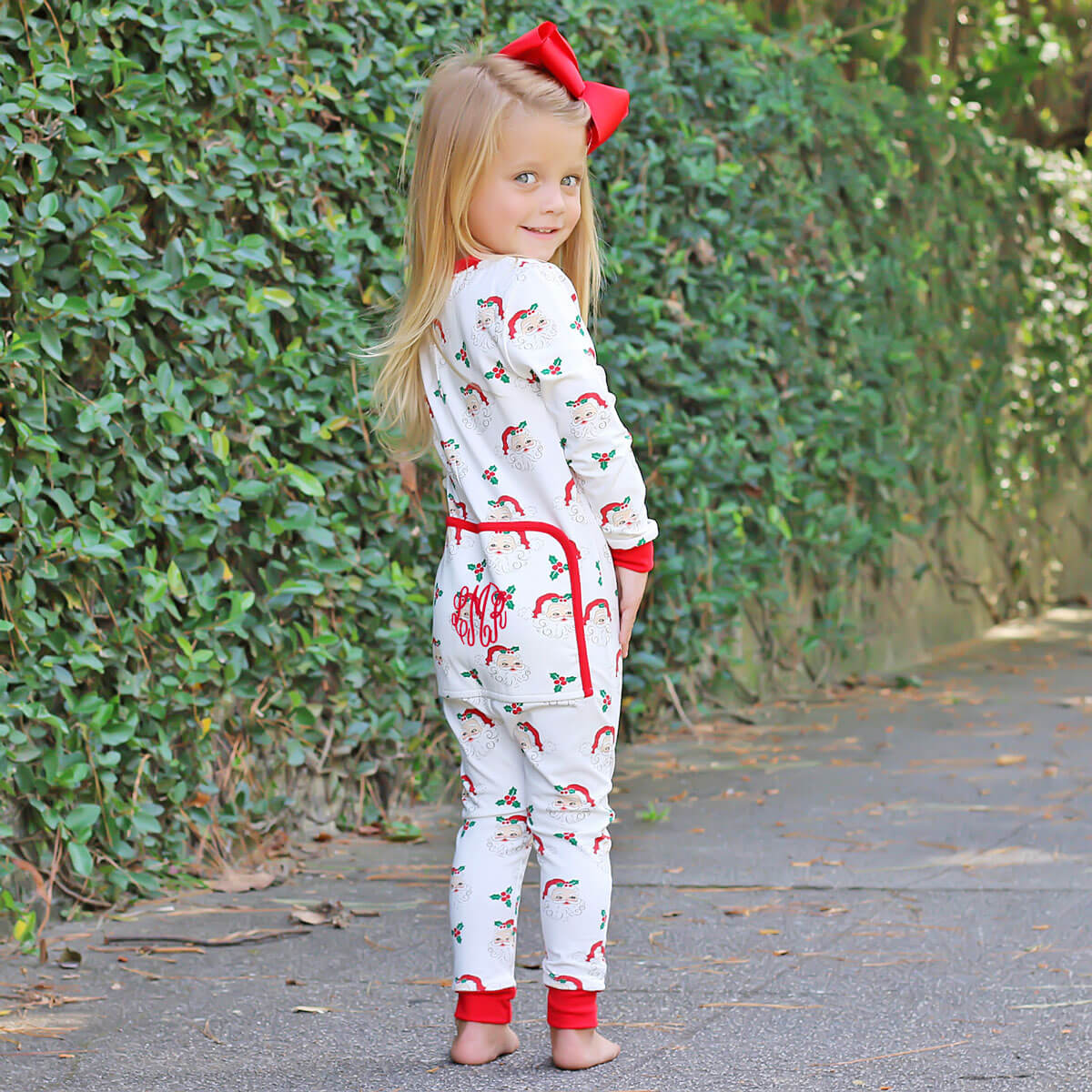 Vintage Santa White Zip Sleeper - Image 5