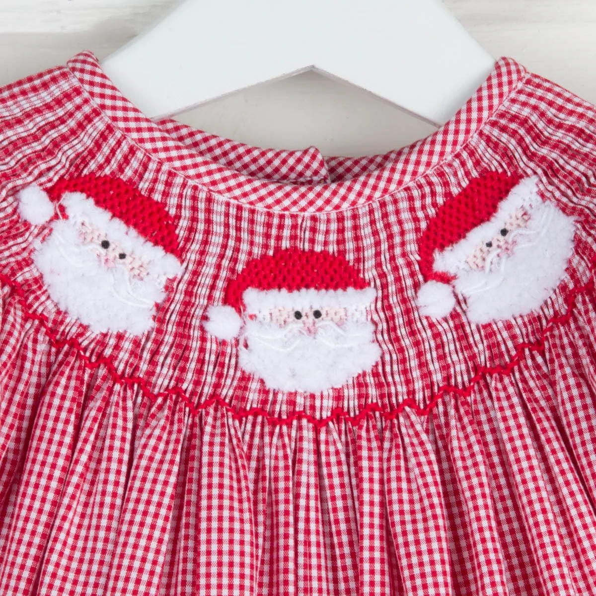 Santa's Favorite Smocked Long Bubble - Image 4