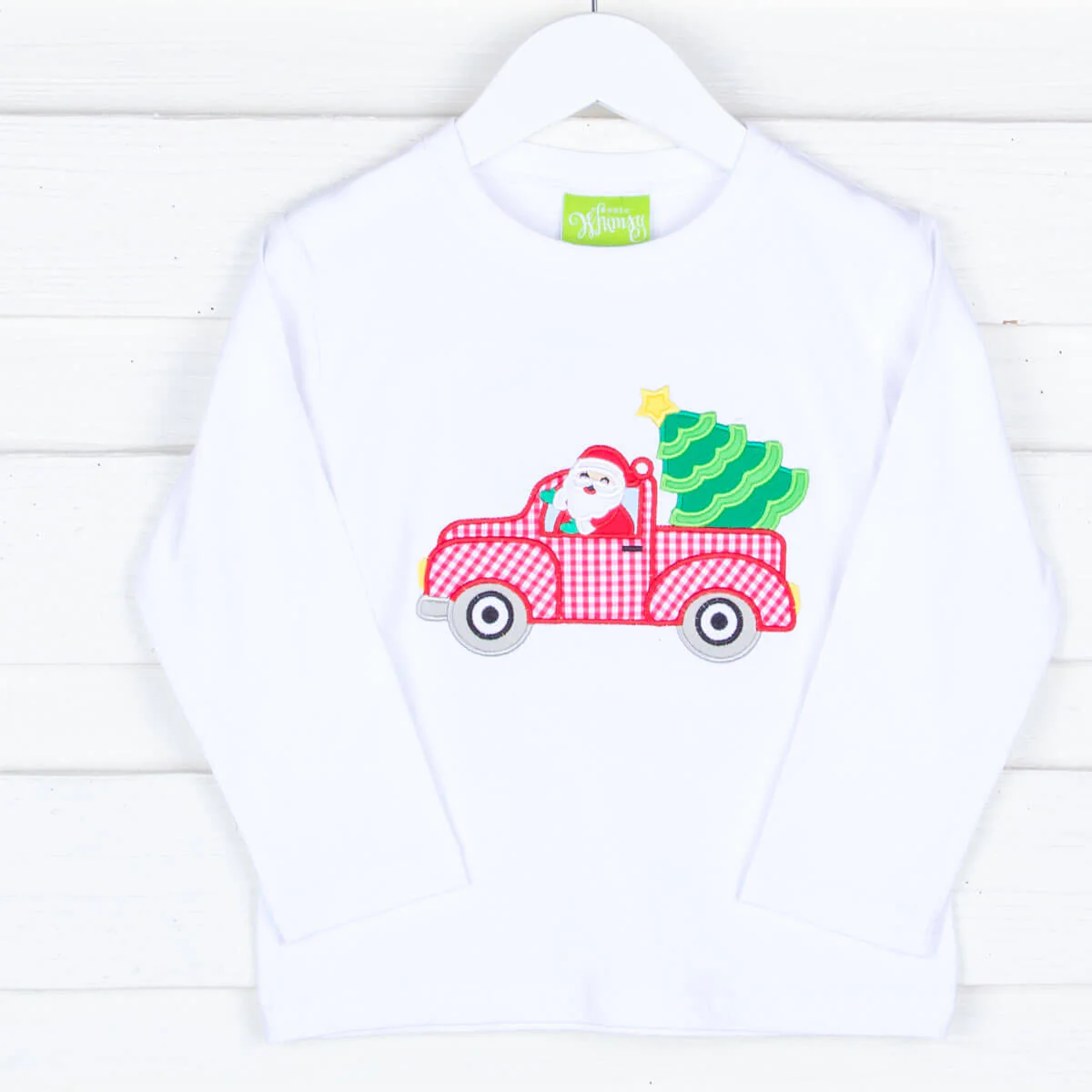 Santa Truck Long Sleeve Shirt - Image 2