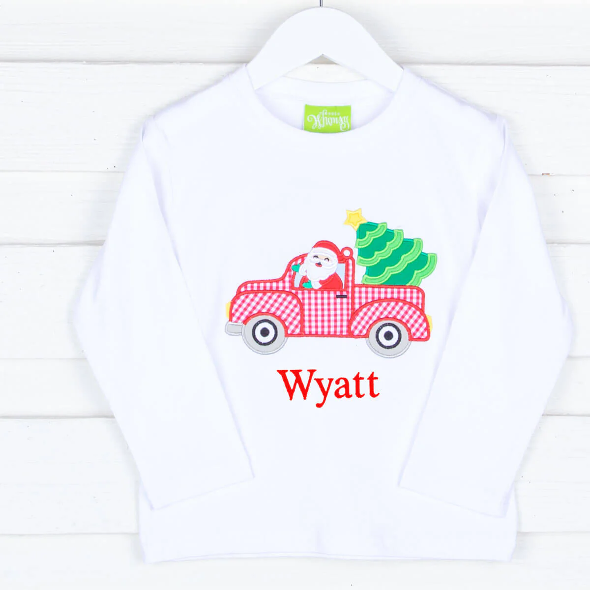 Santa Truck Long Sleeve Shirt - Image 3