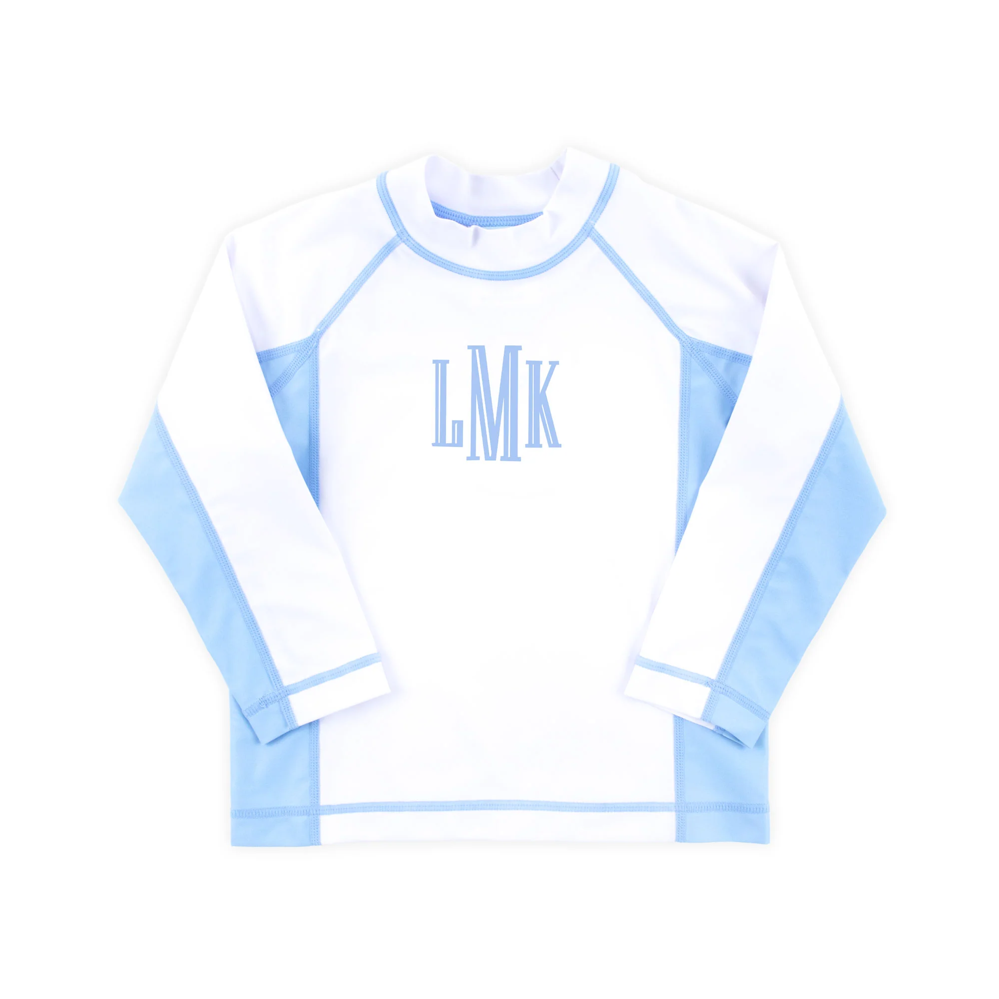 Santorini Blue Rash Guard - Image 2