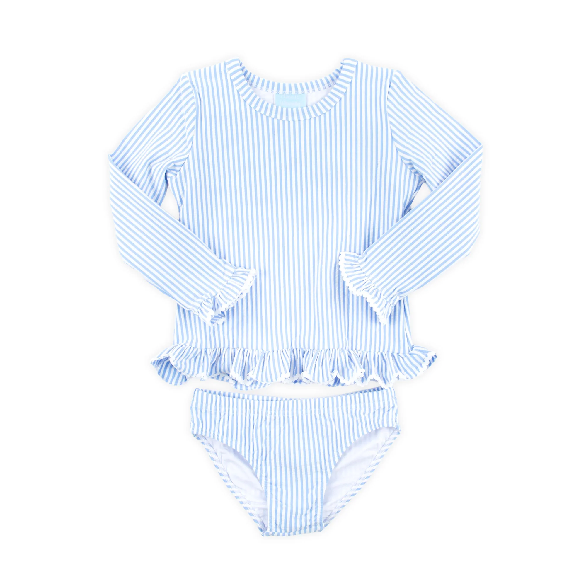 Santorini Blue Rash Guard Set - Image 3