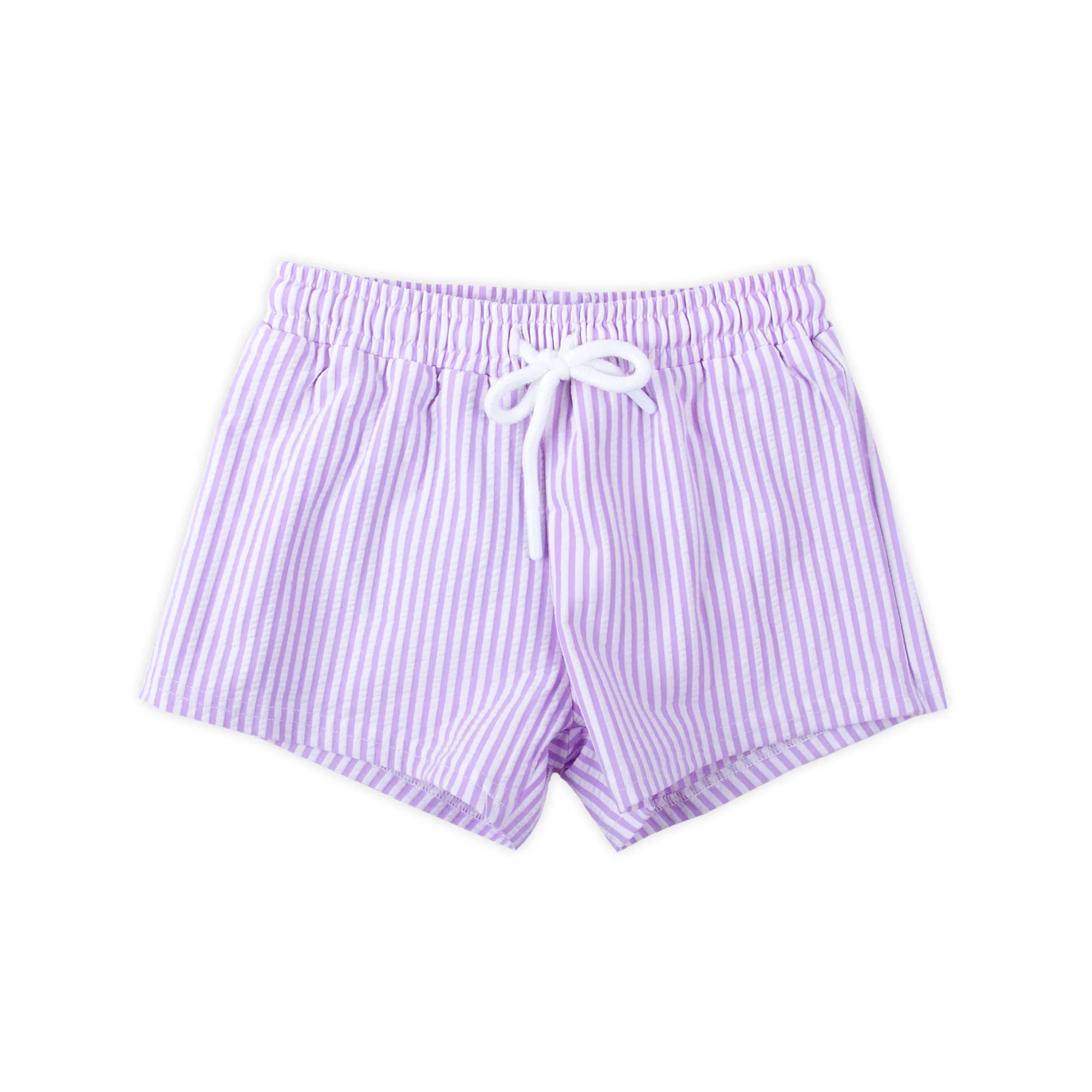 Santorini Stripe Swim Trunks Purple - Image 2