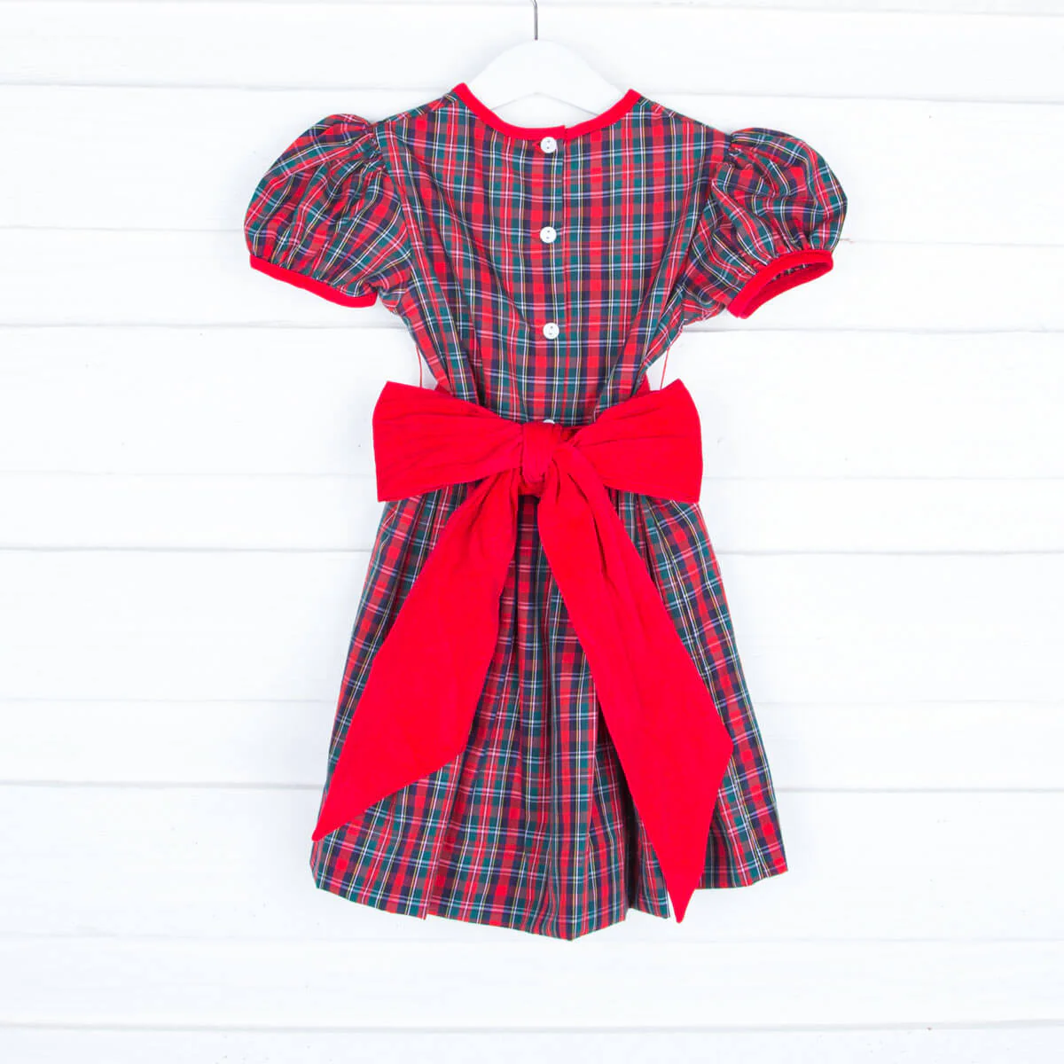 Christmas Eve Red Sash Dress - Image 2