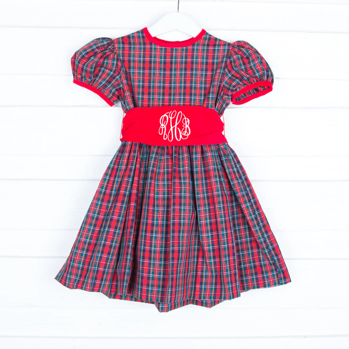 Christmas Eve Red Sash Dress - Image 3