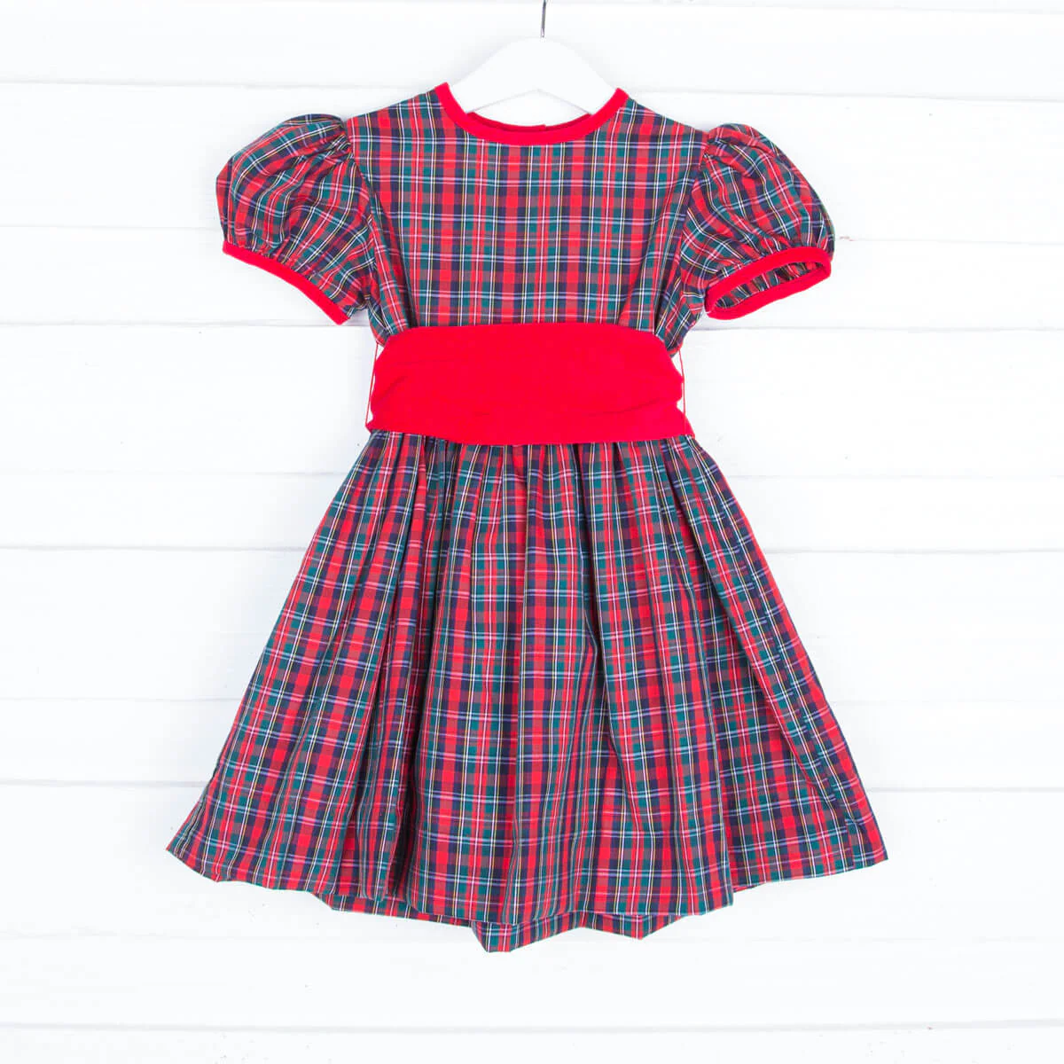 Christmas Eve Red Sash Dress - Image 5