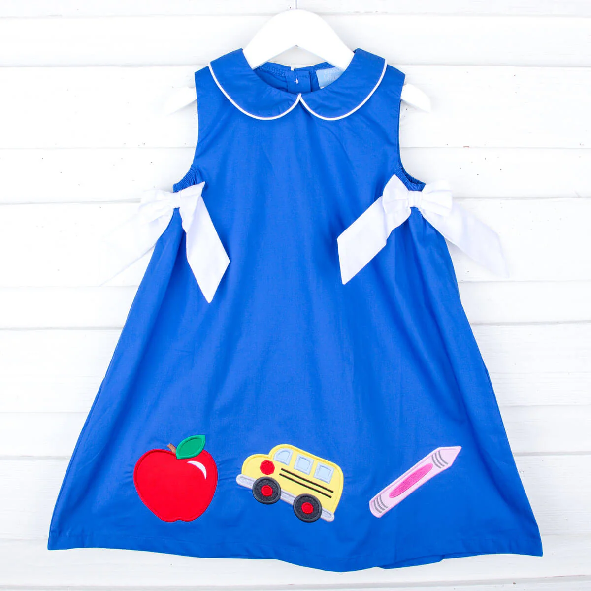 School Time Royal Blue Grace Dress - Image 4