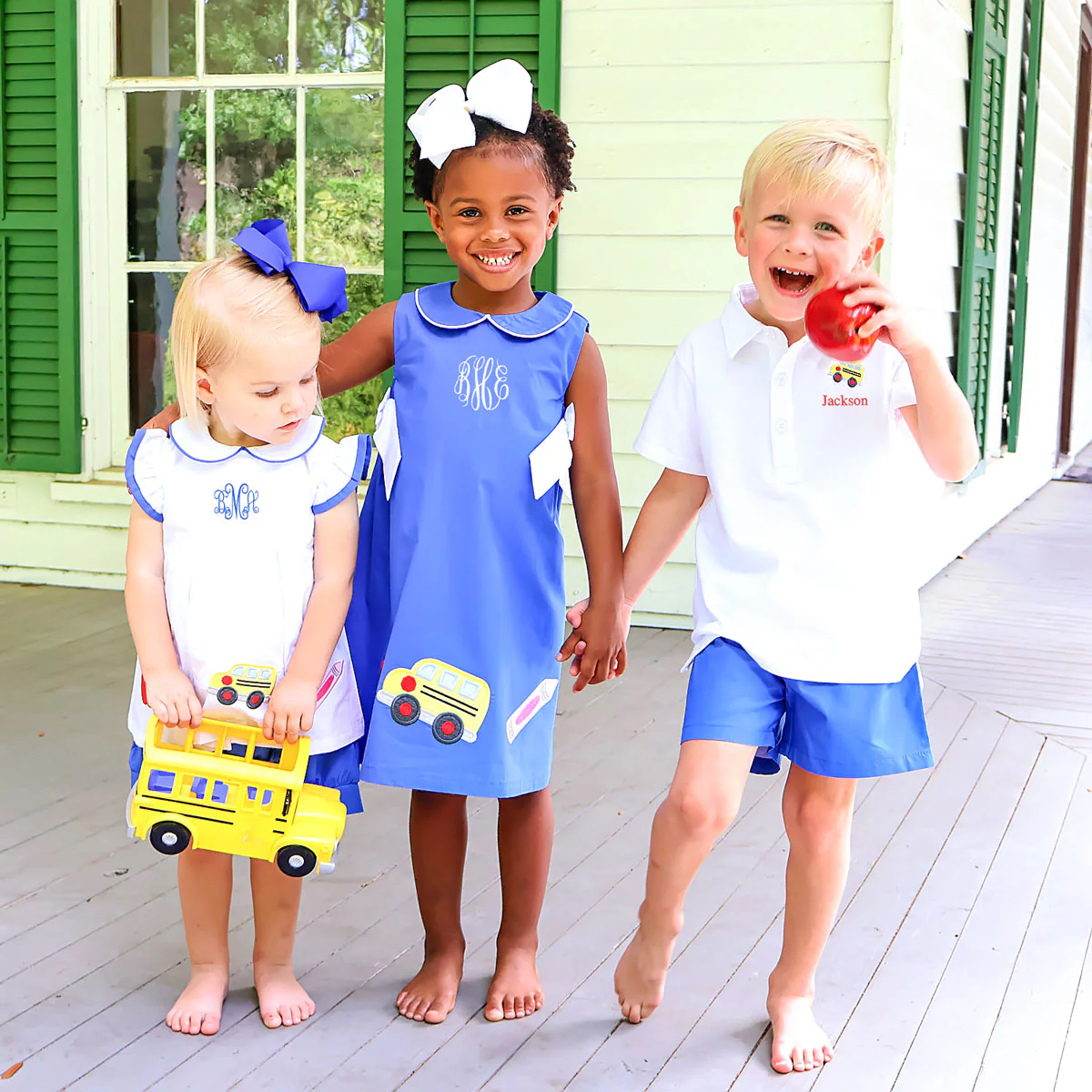 School Time Royal Blue Grace Dress - Image 5