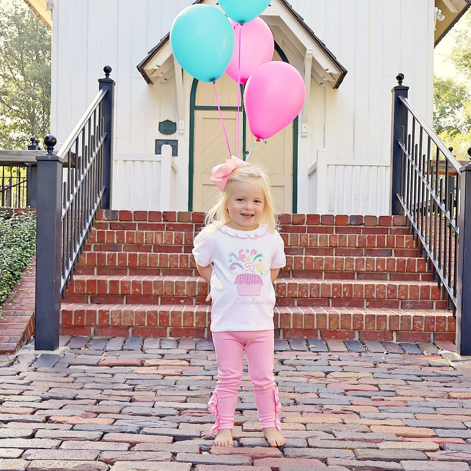 Second Birthday Cupcake Ruffle Top - Image 5