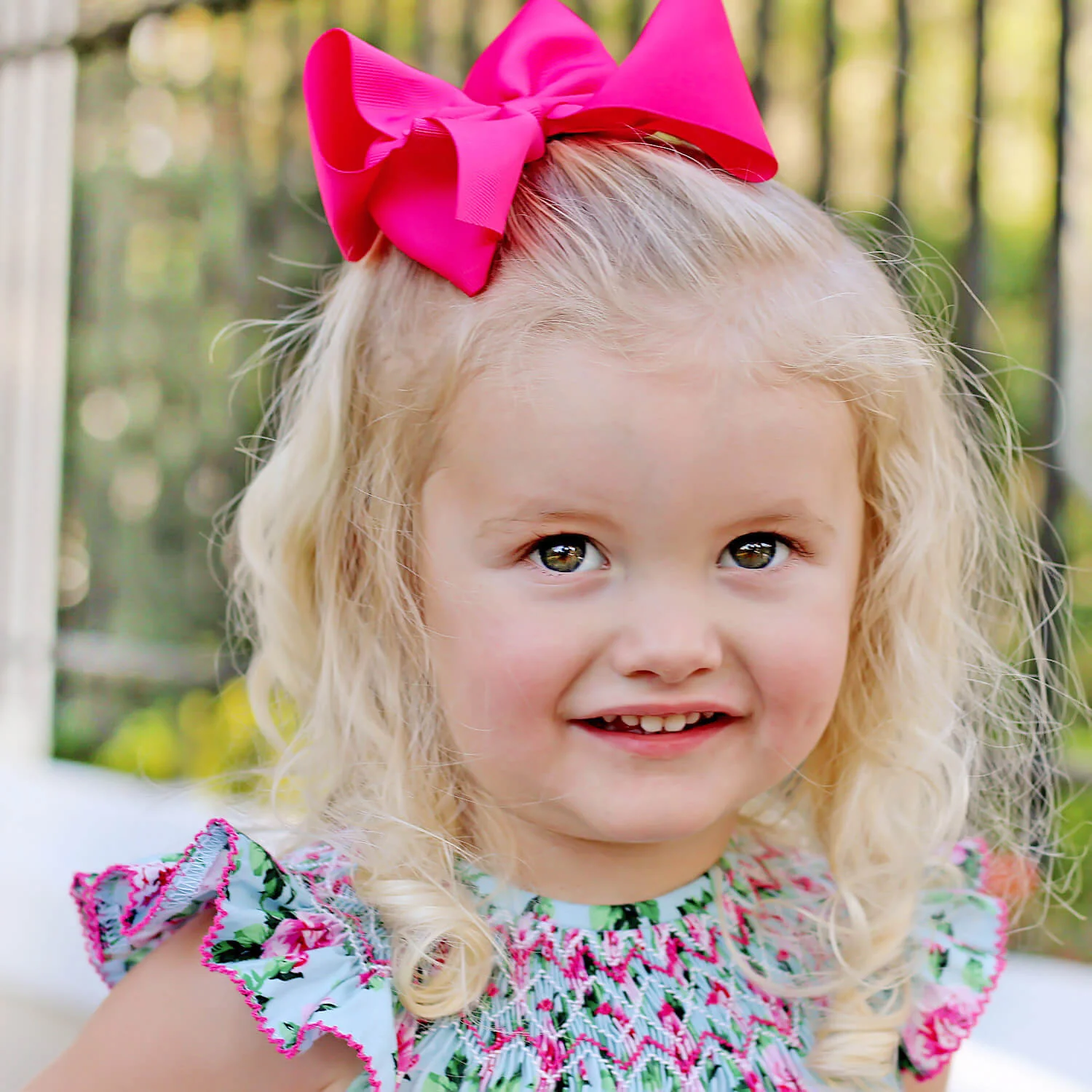 Secret Garden Pink Smocked Bloomer Set - Image 7