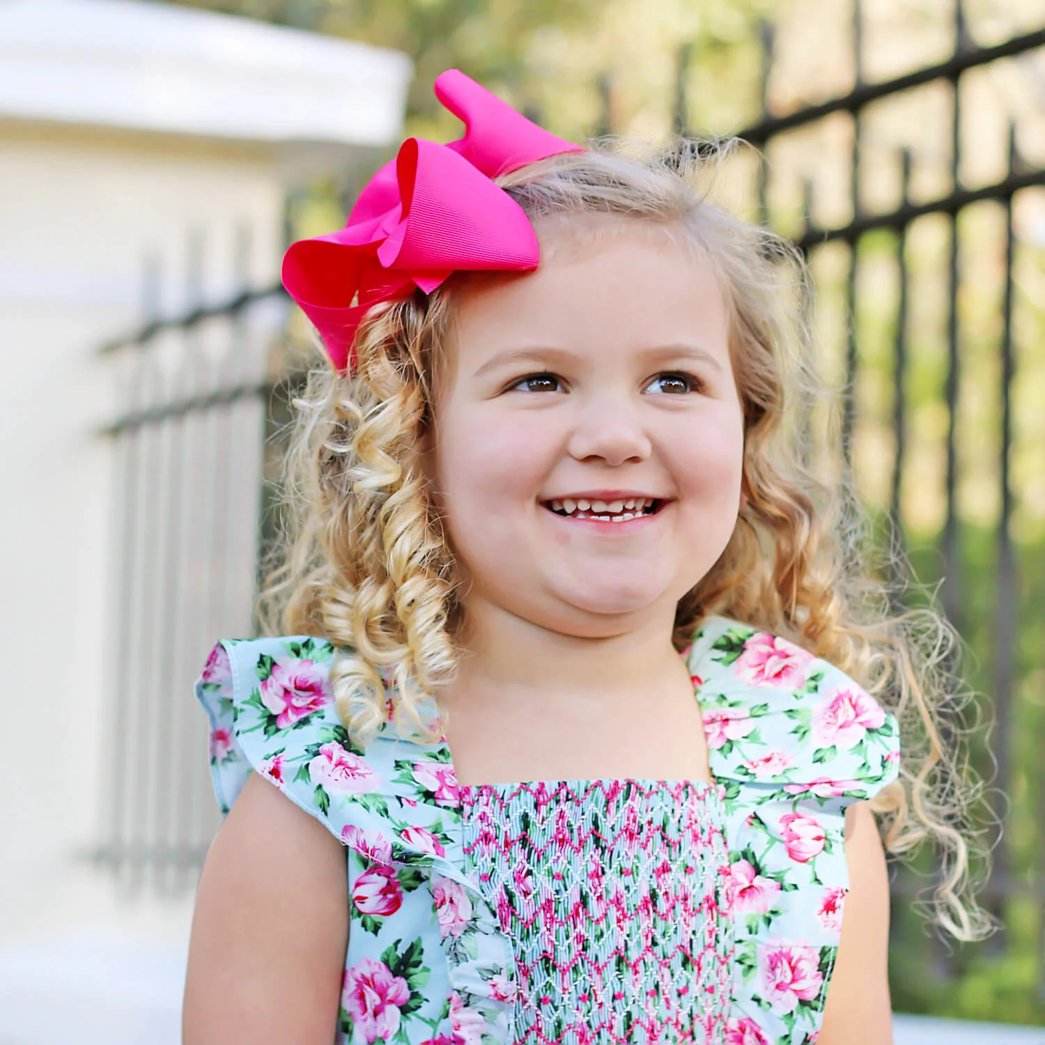 Secret Garden Pink Smocked Hannah Dress - Image 4