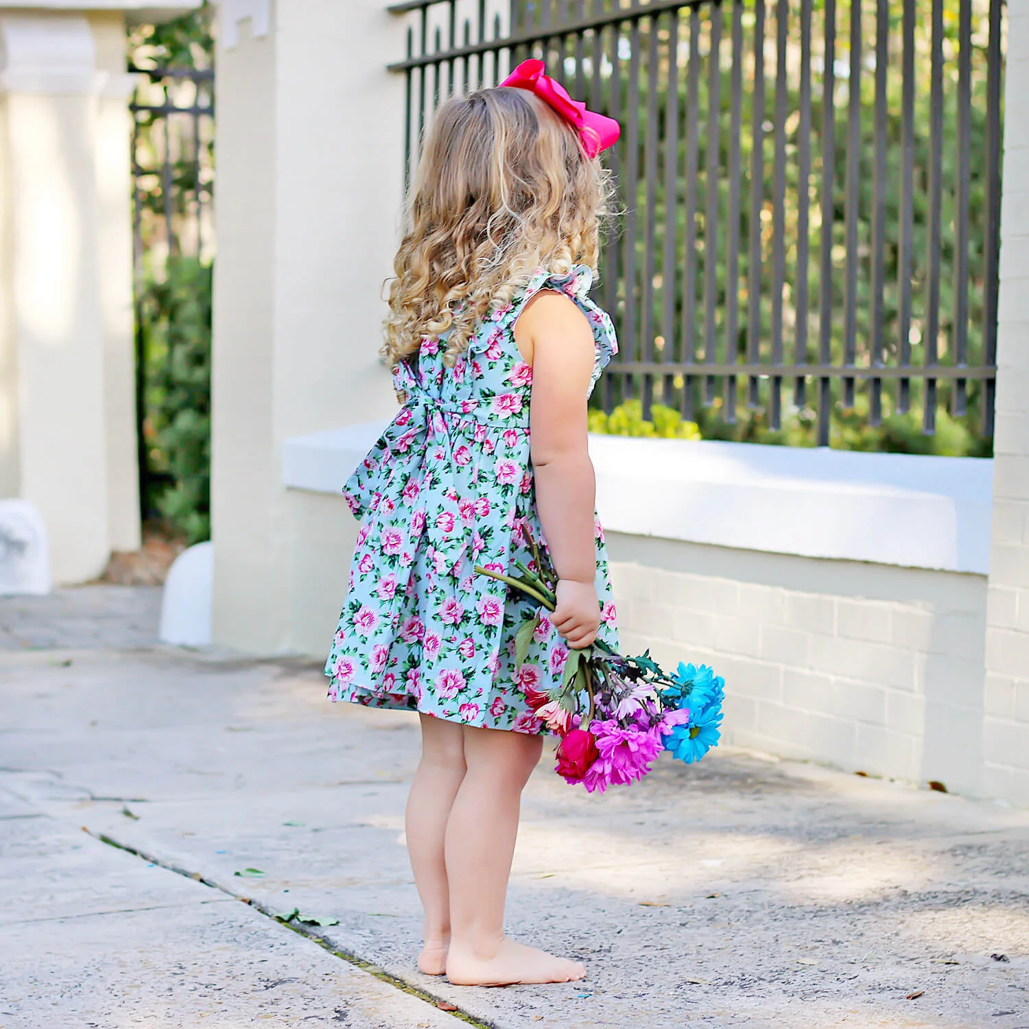 Secret Garden Pink Smocked Hannah Dress - Image 8