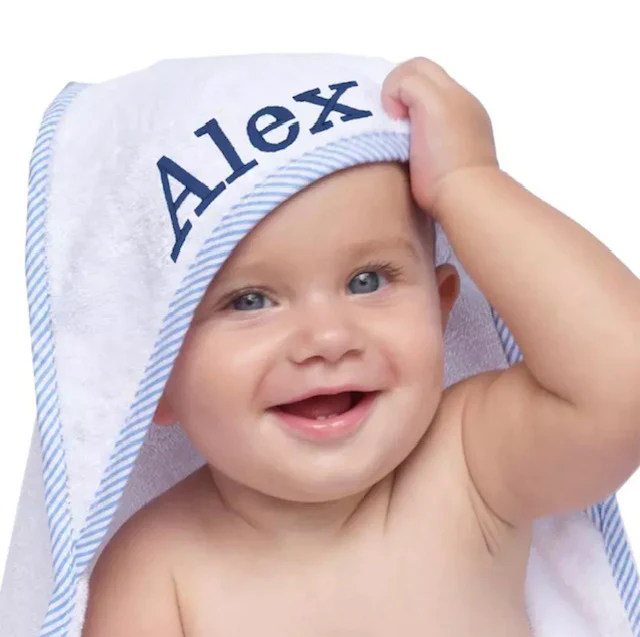 Seersucker Hooded Towel Set - Image 2