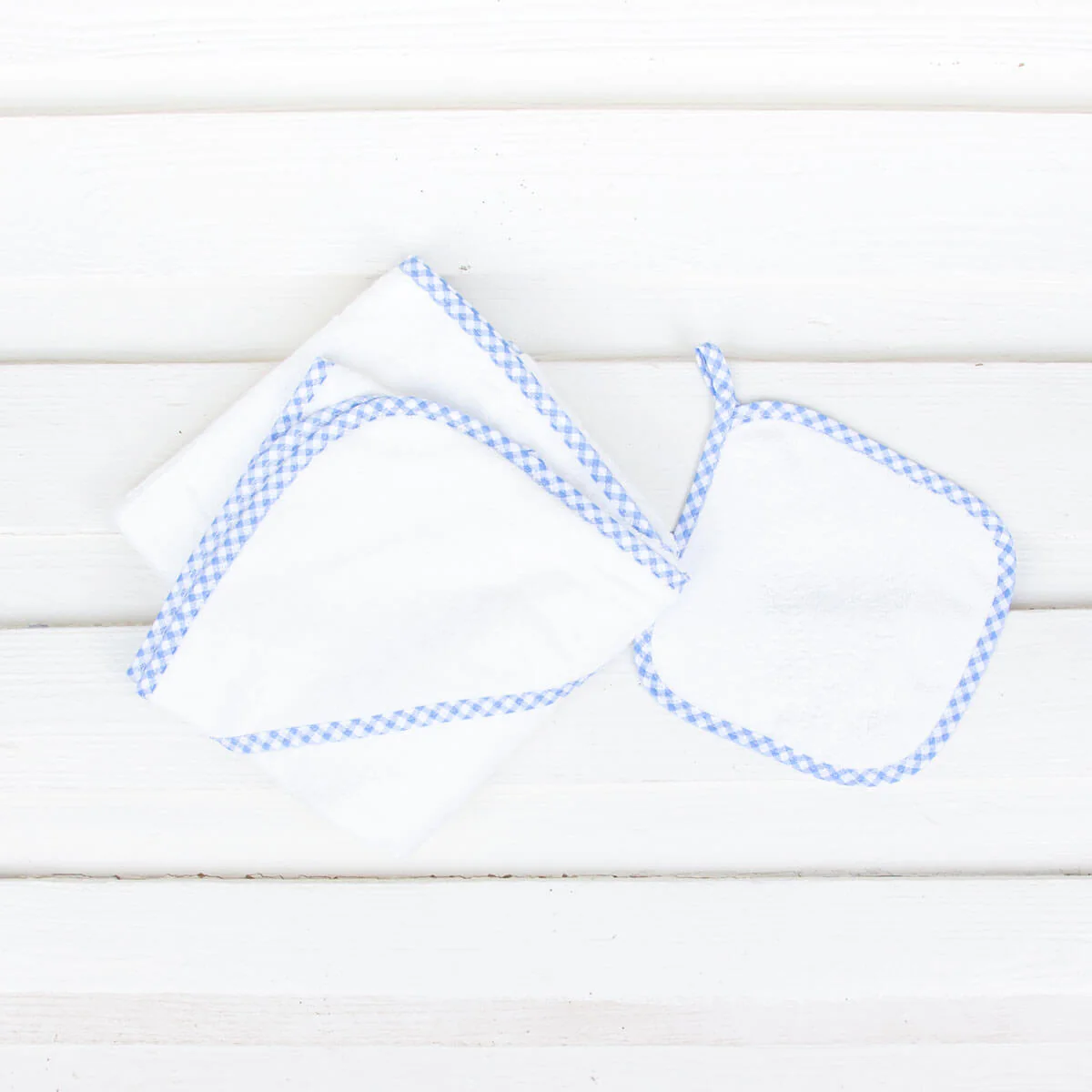 Seersucker Hooded Towel Set - Image 5
