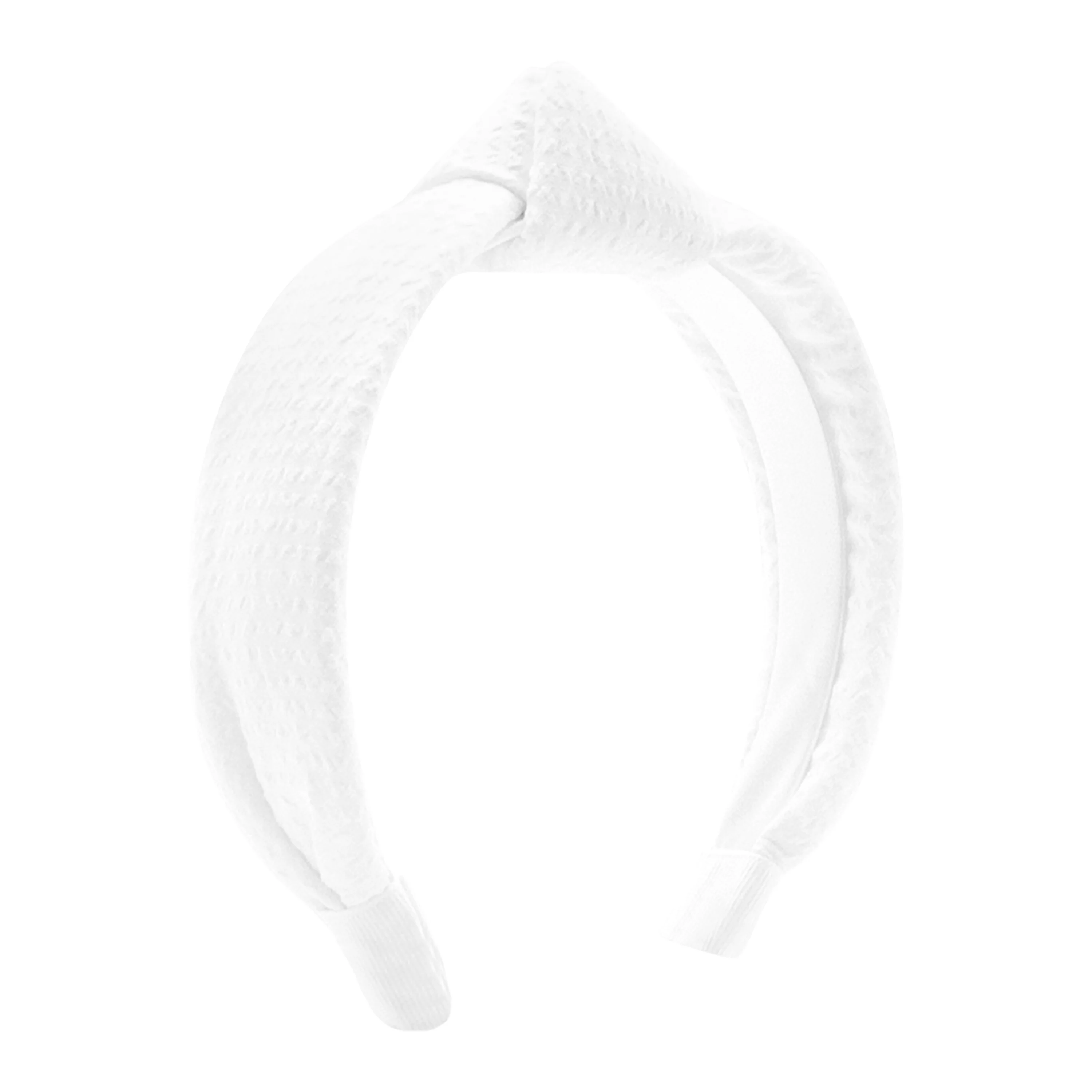 Seersucker Knotted Headband - Image 2