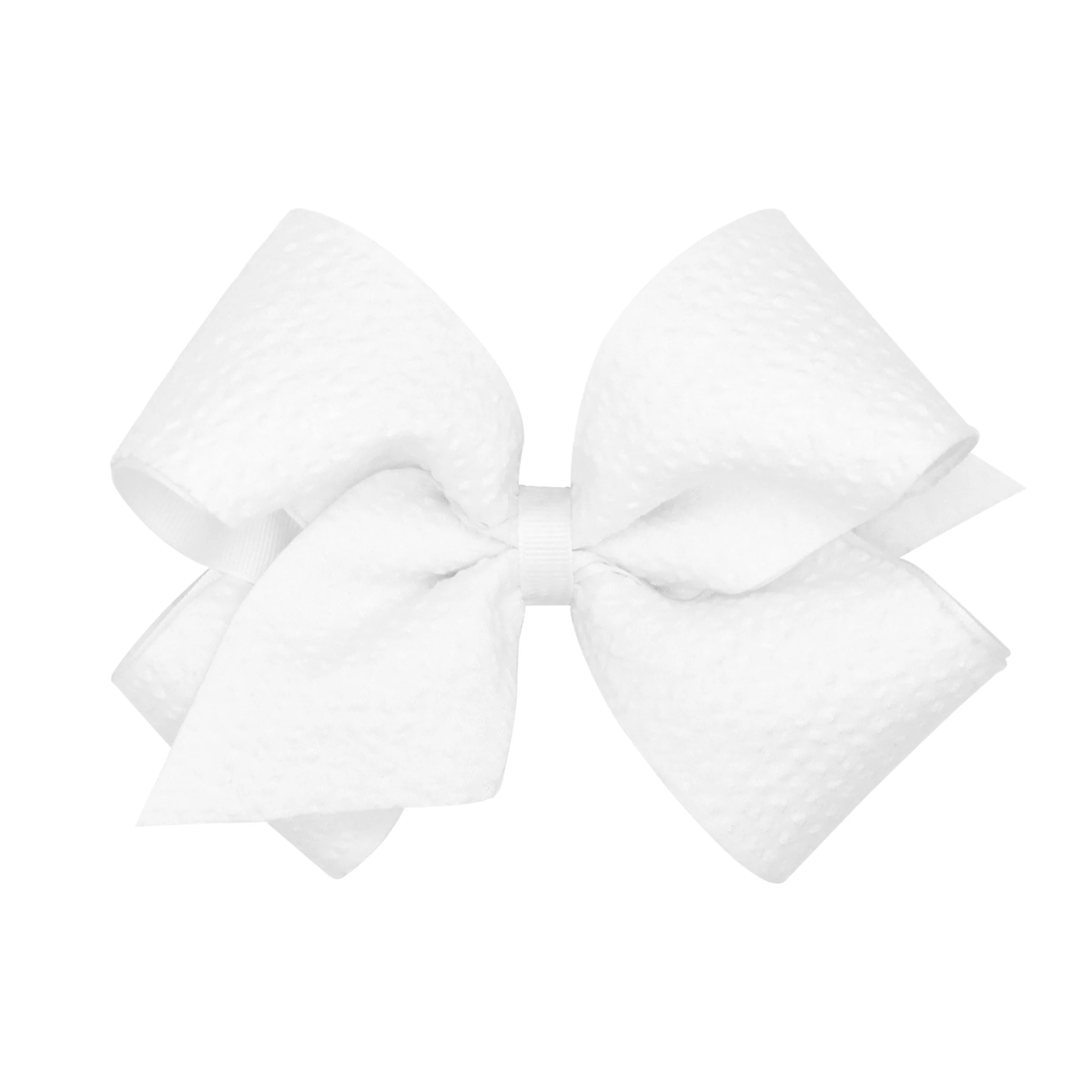 Seersucker Overlay Hair Bow - Image 7