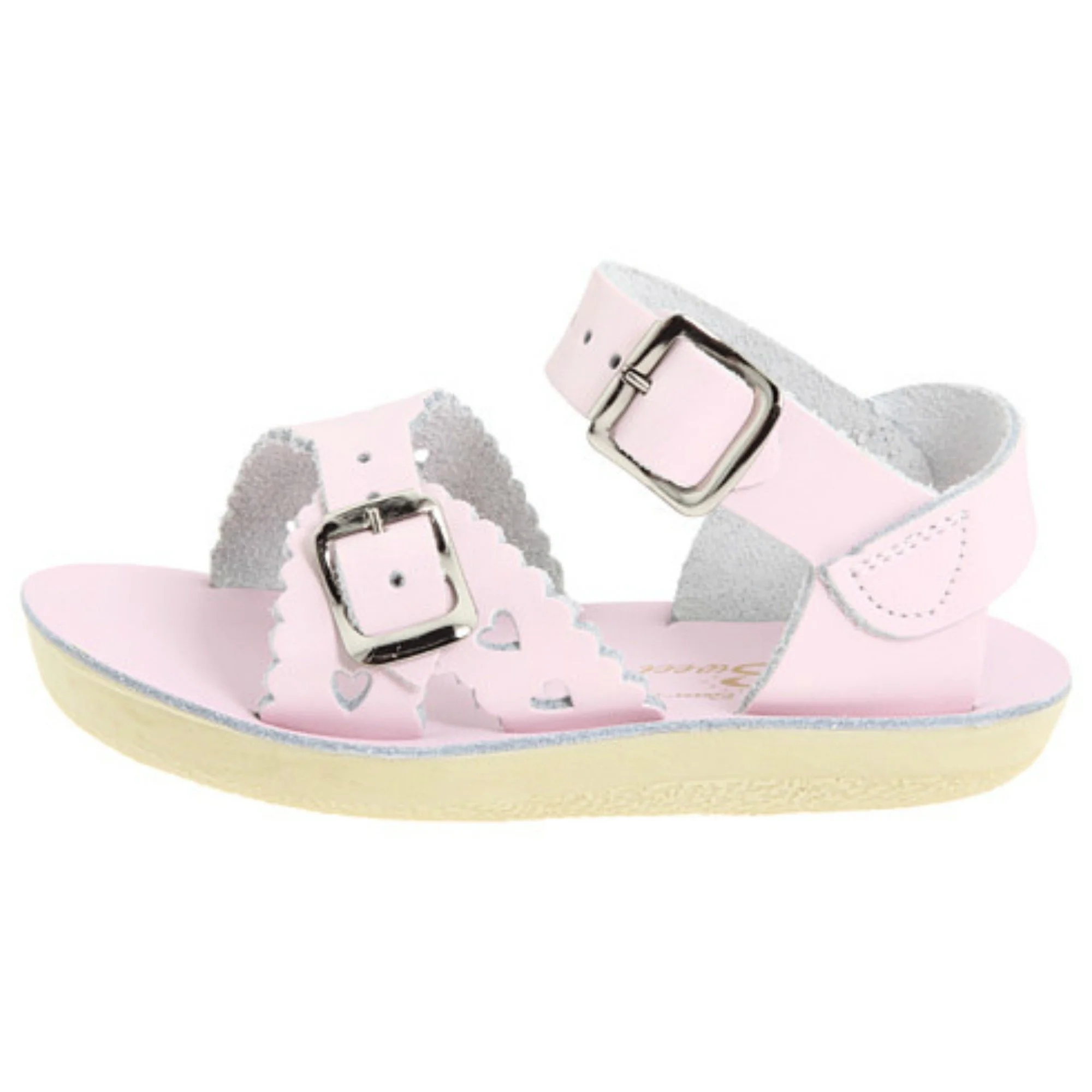 Shiny Pink Sweetheart Sandals - Image 2