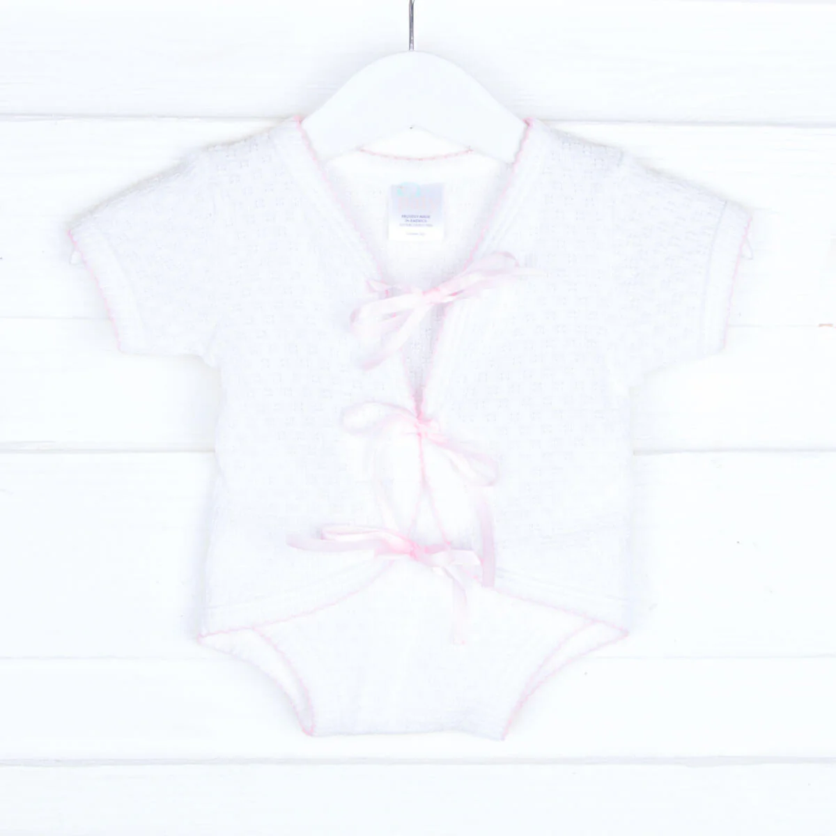 Short Sleeve Fold Over Onesie - Image 2
