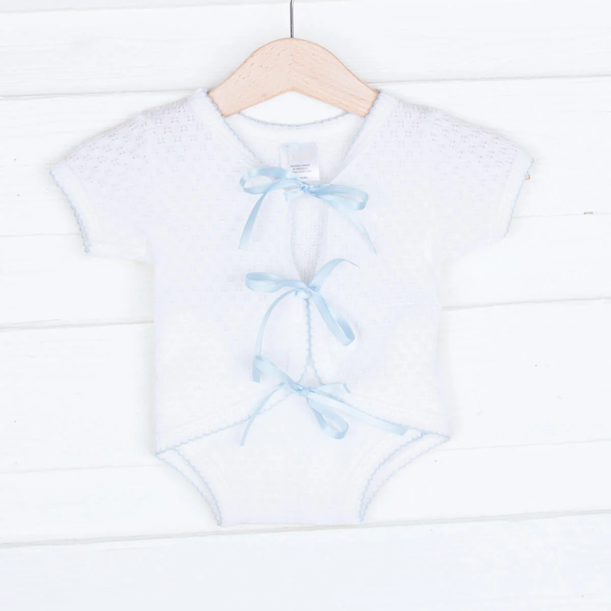 Short Sleeve Fold Over Onesie - Image 4