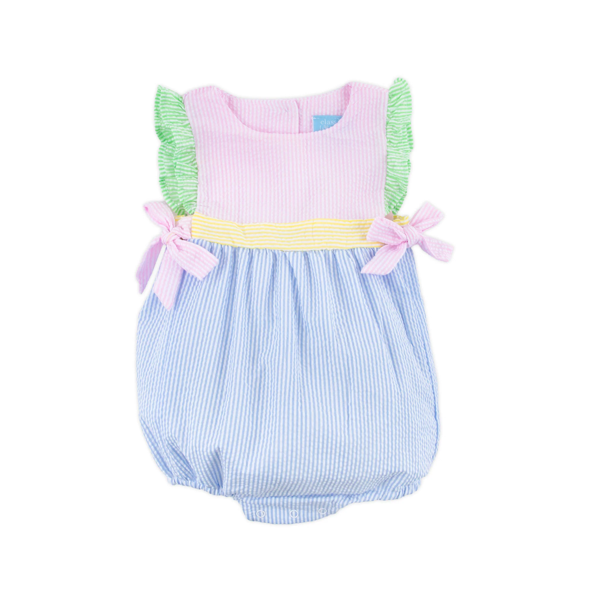 Multi Stripe Seersucker Avery Bubble - Image 6
