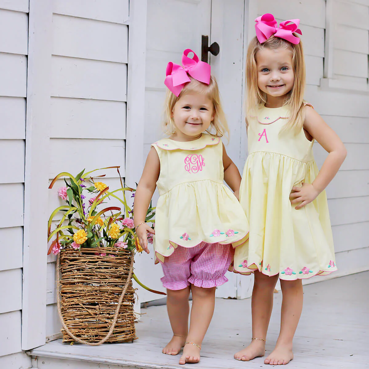 Simply Spring Flowers Yellow Lena Bloomer Set - Image 5
