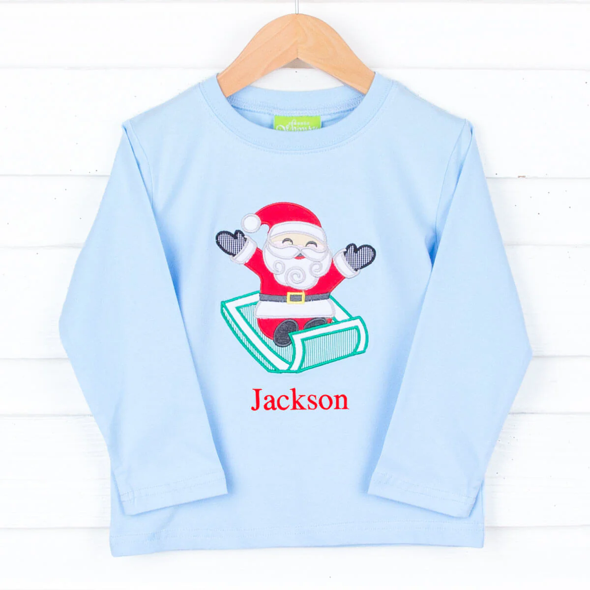 Santa Sledding Adventure Long Sleeve Shirt - Image 2
