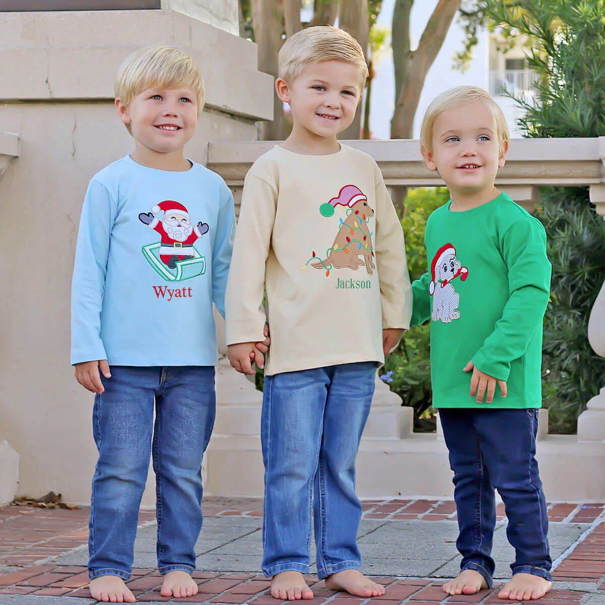 Santa Sledding Adventure Long Sleeve Shirt - Image 4
