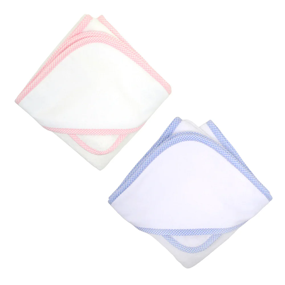 Small Check Hooded Towel Set - Image 4