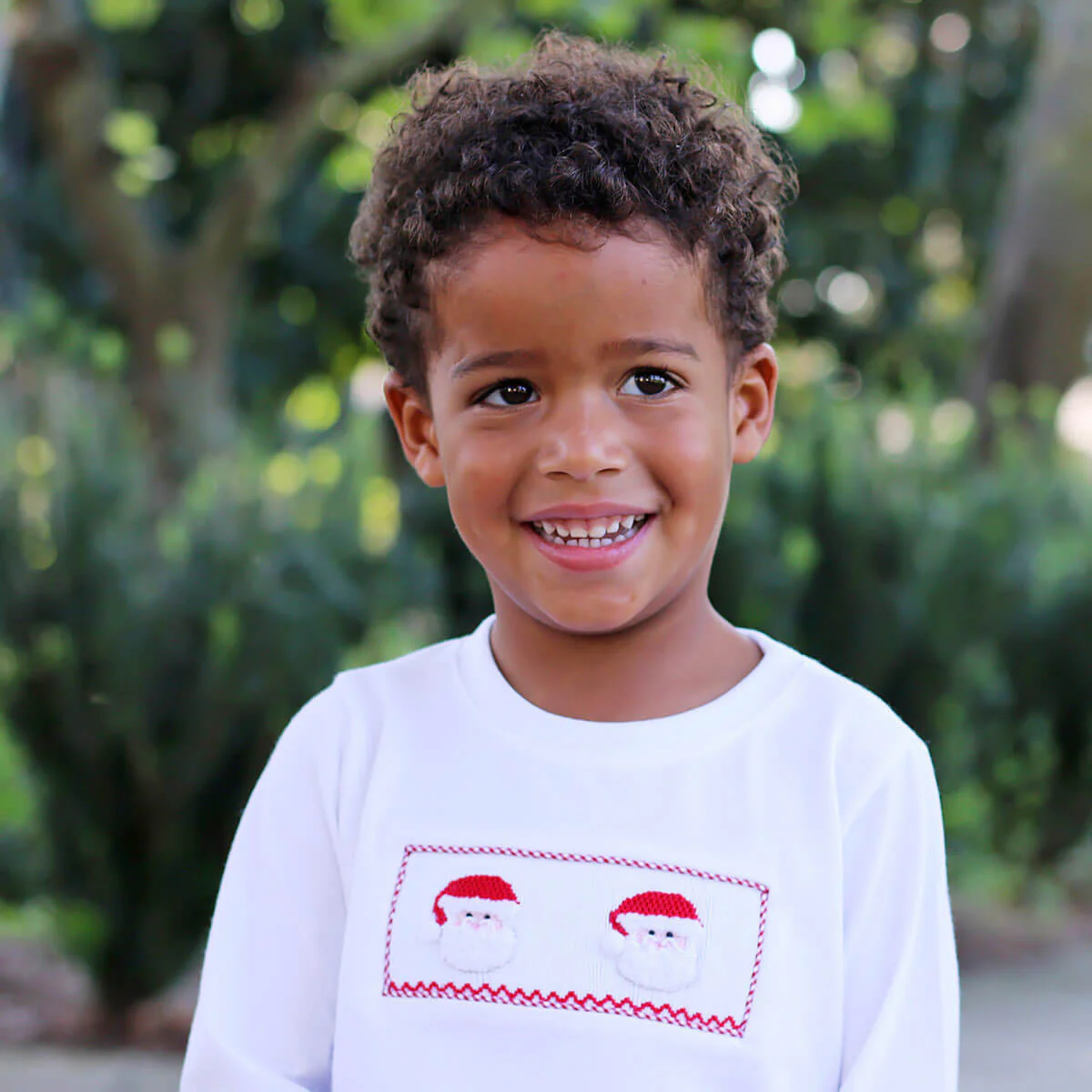 Santa's Favorite Smocked Pant Set - Image 3