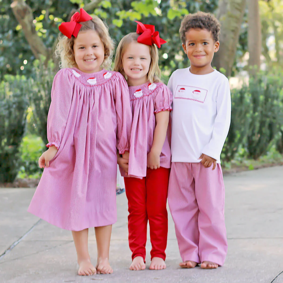 Santa's Favorite Smocked Pant Set - Image 4